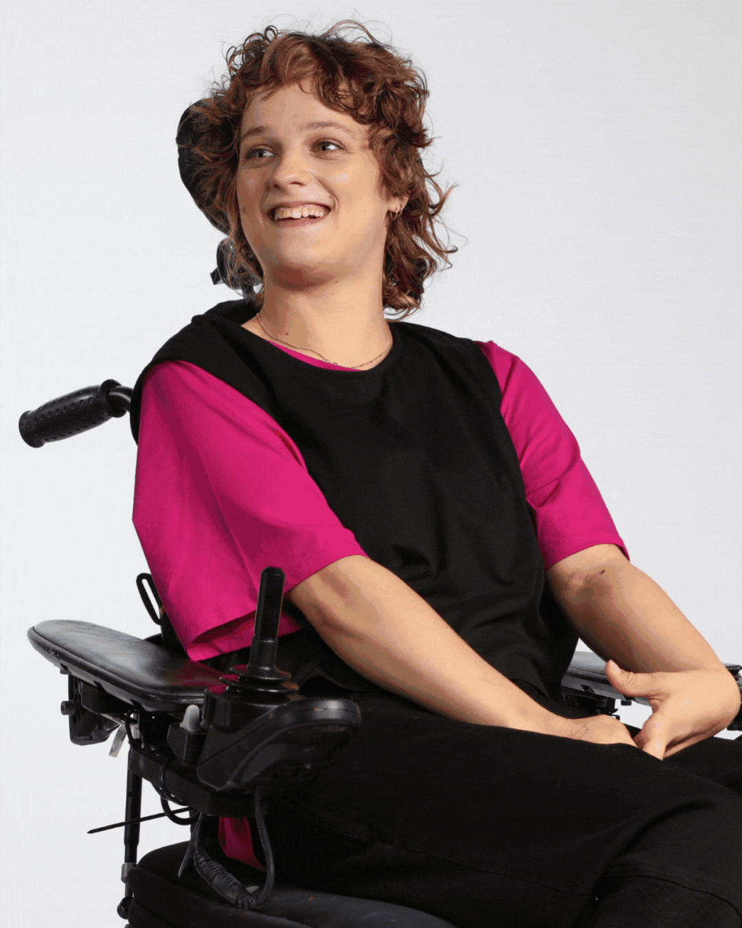 Annie Seated Jeans for Female Wheelchair Users - Black 2 & 3 Access Points - Christina Stephens