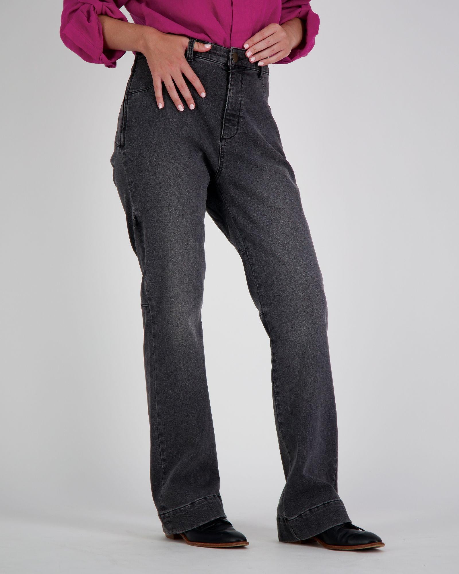 Annie Seated Jeans for Female Wheelchair Users - Grey - Christina Stephens