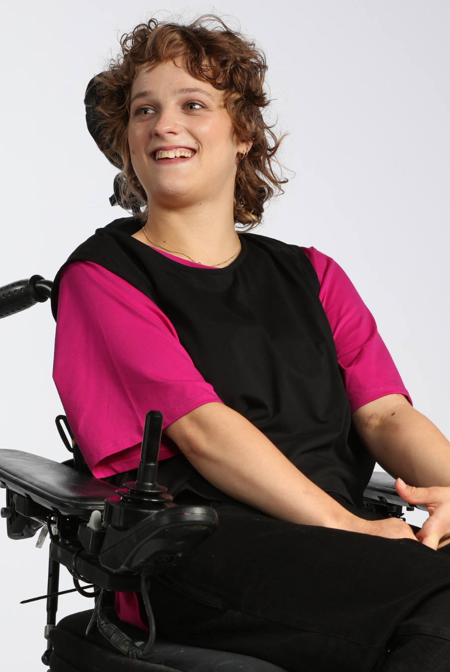 Annie Seated Jeans for Female Wheelchair Users - Blue 2 & 3 Access Points - Christina Stephens
