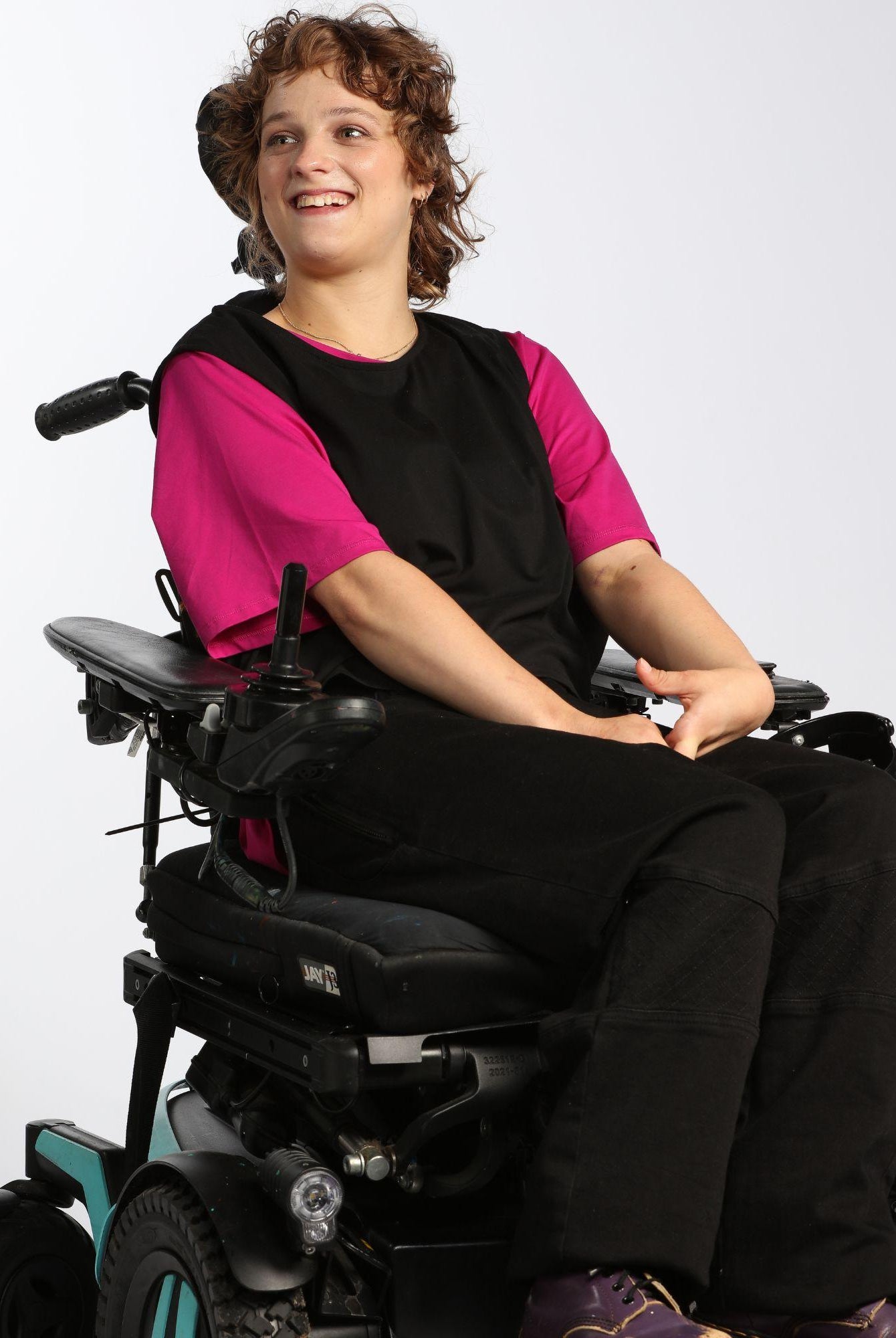 Annie Seated Jeans for Female Wheelchair Users - Grey - Christina Stephens