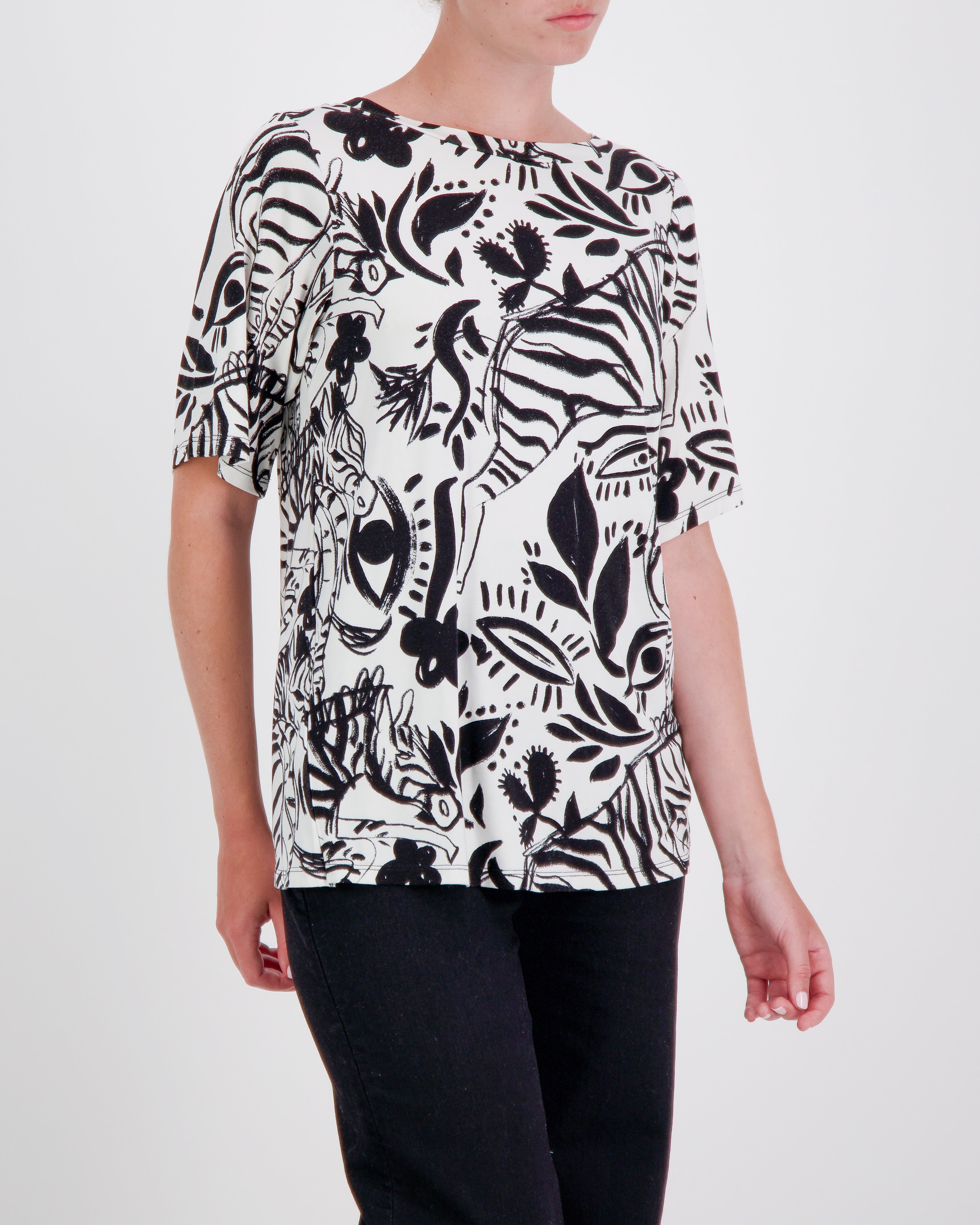 Lilli Leaf Back T-Shirt for Dexterity and Sensory Needs - Christina Stephens