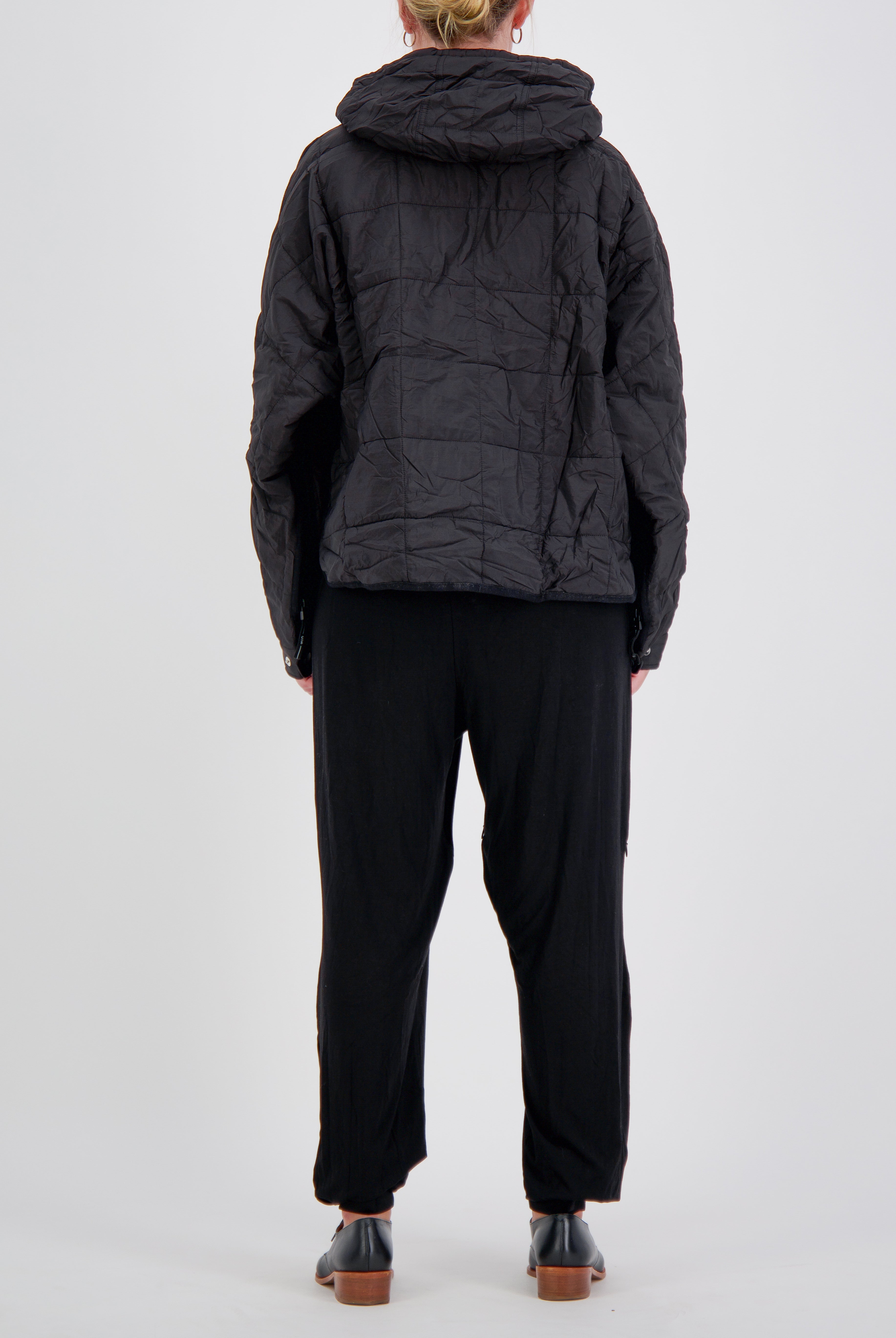 Elly Universal Adaptive Puffer Jacket for Wheelchair Users - Black - Christina Stephens