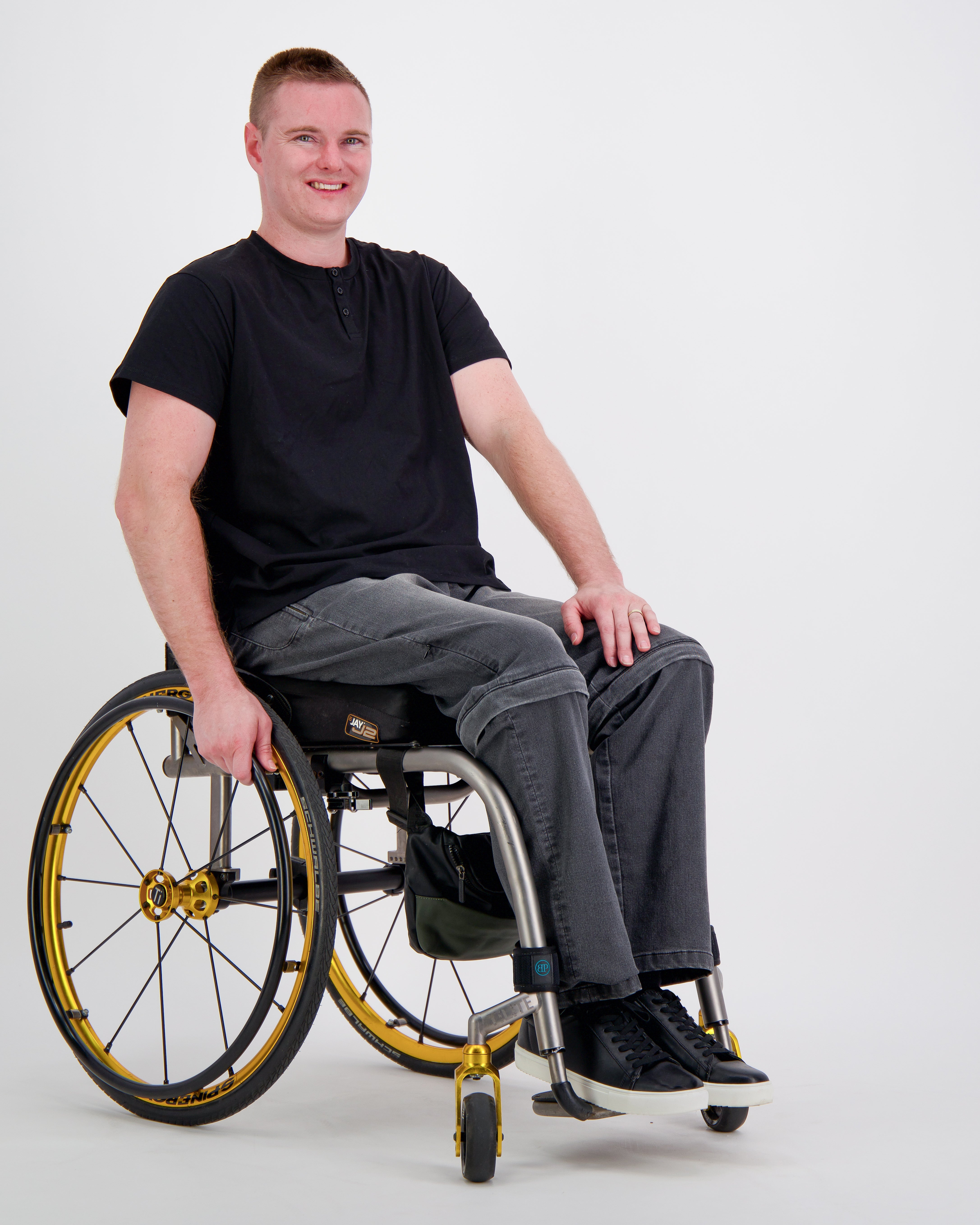 Nick A-Line Tee Stain and Spill Resistant - Black - Christina Stephens