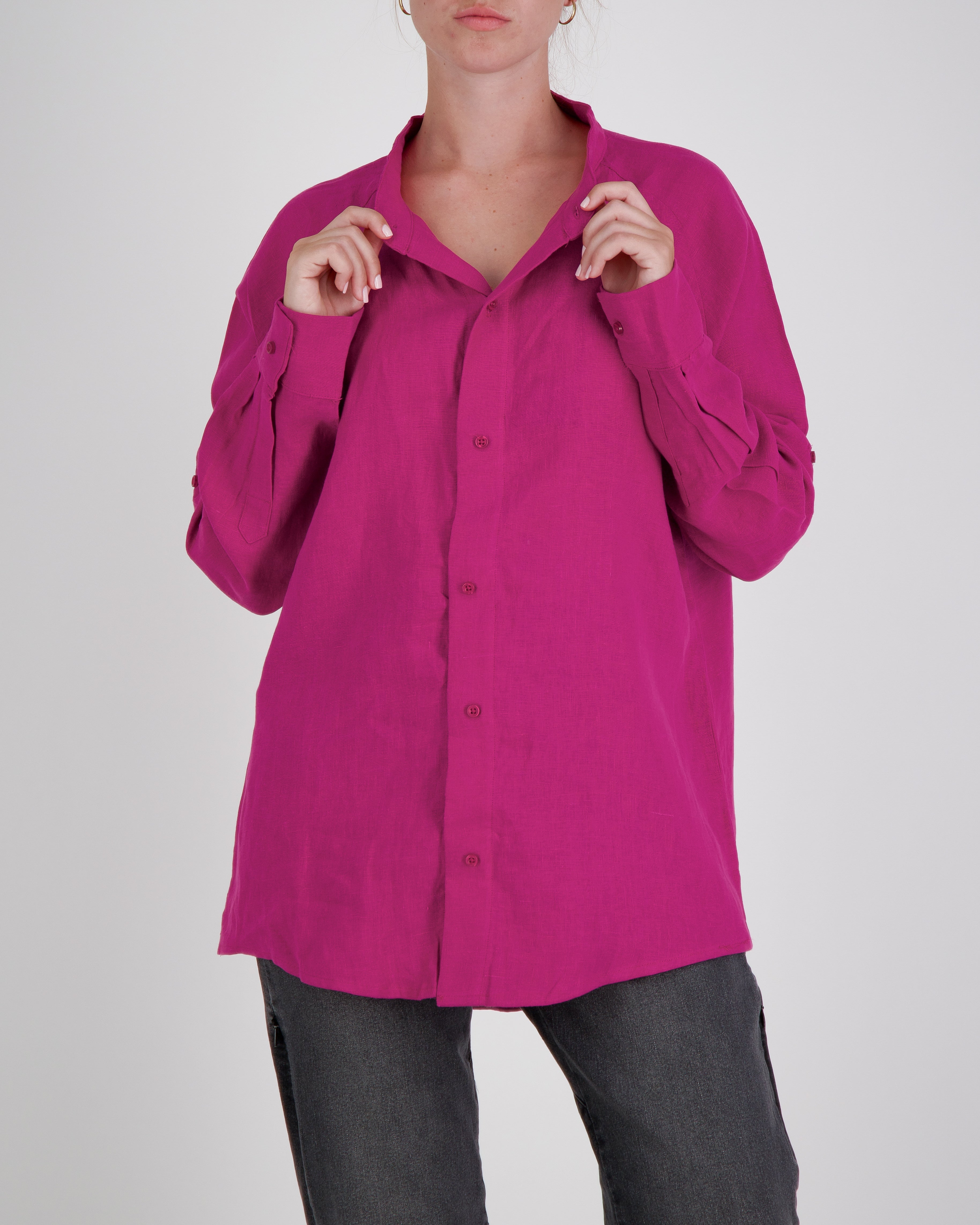 Cruiser Magnetic Linen Shirt for Dexterity Support - Christina Stephens