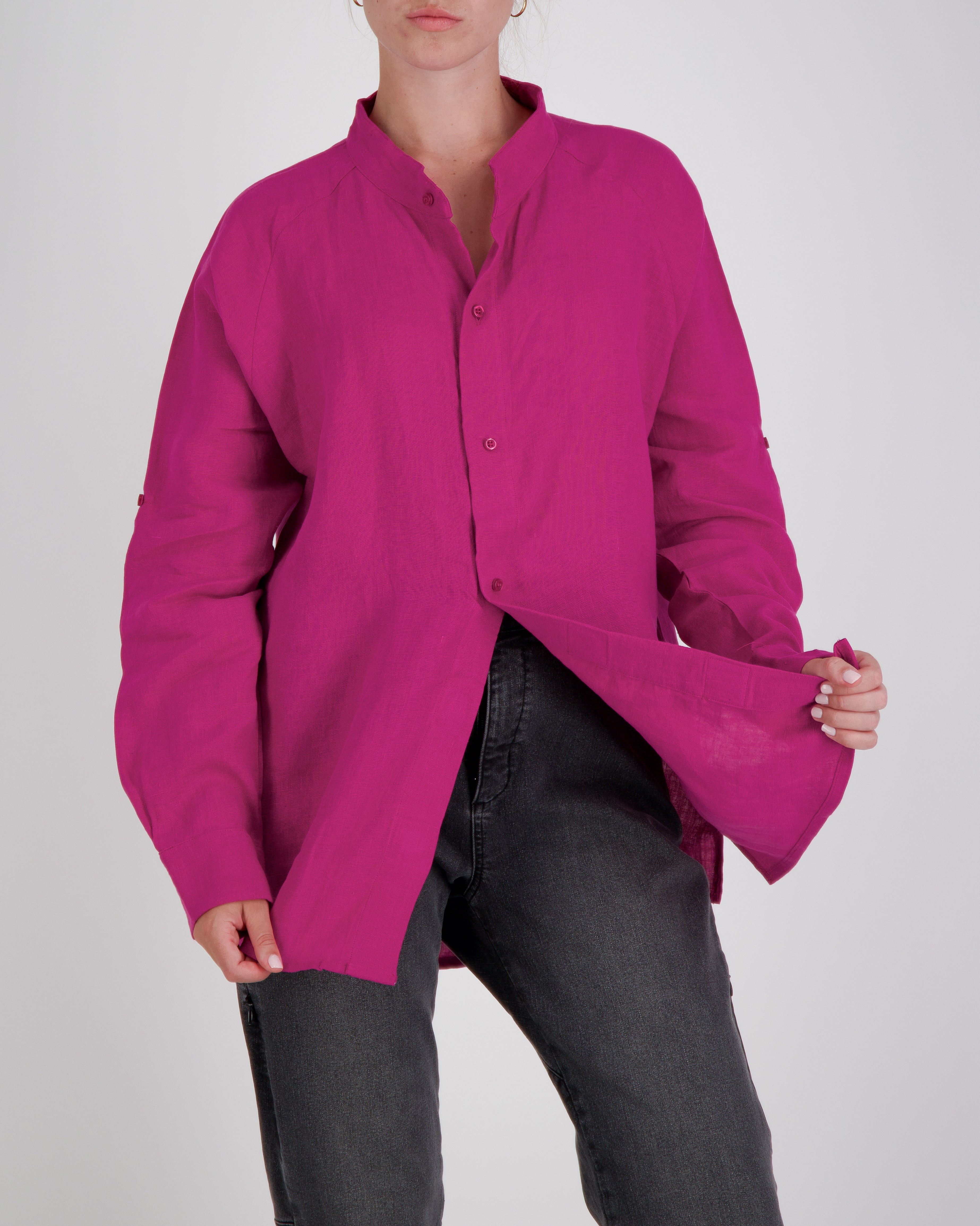Cruiser Magnetic Linen Shirt for Dexterity Support - Christina Stephens