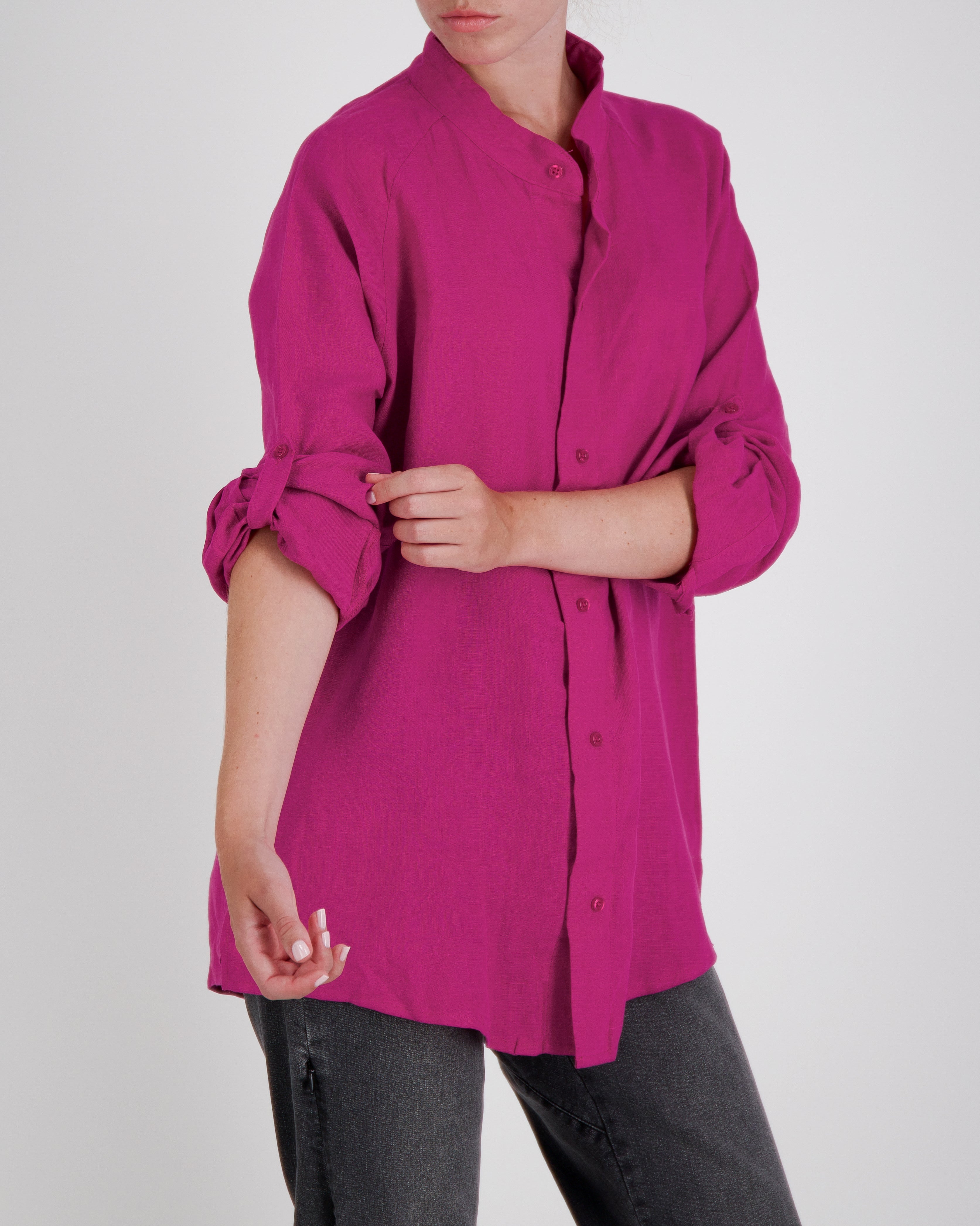 Cruiser Magnetic Linen Shirt for Dexterity Support - Christina Stephens