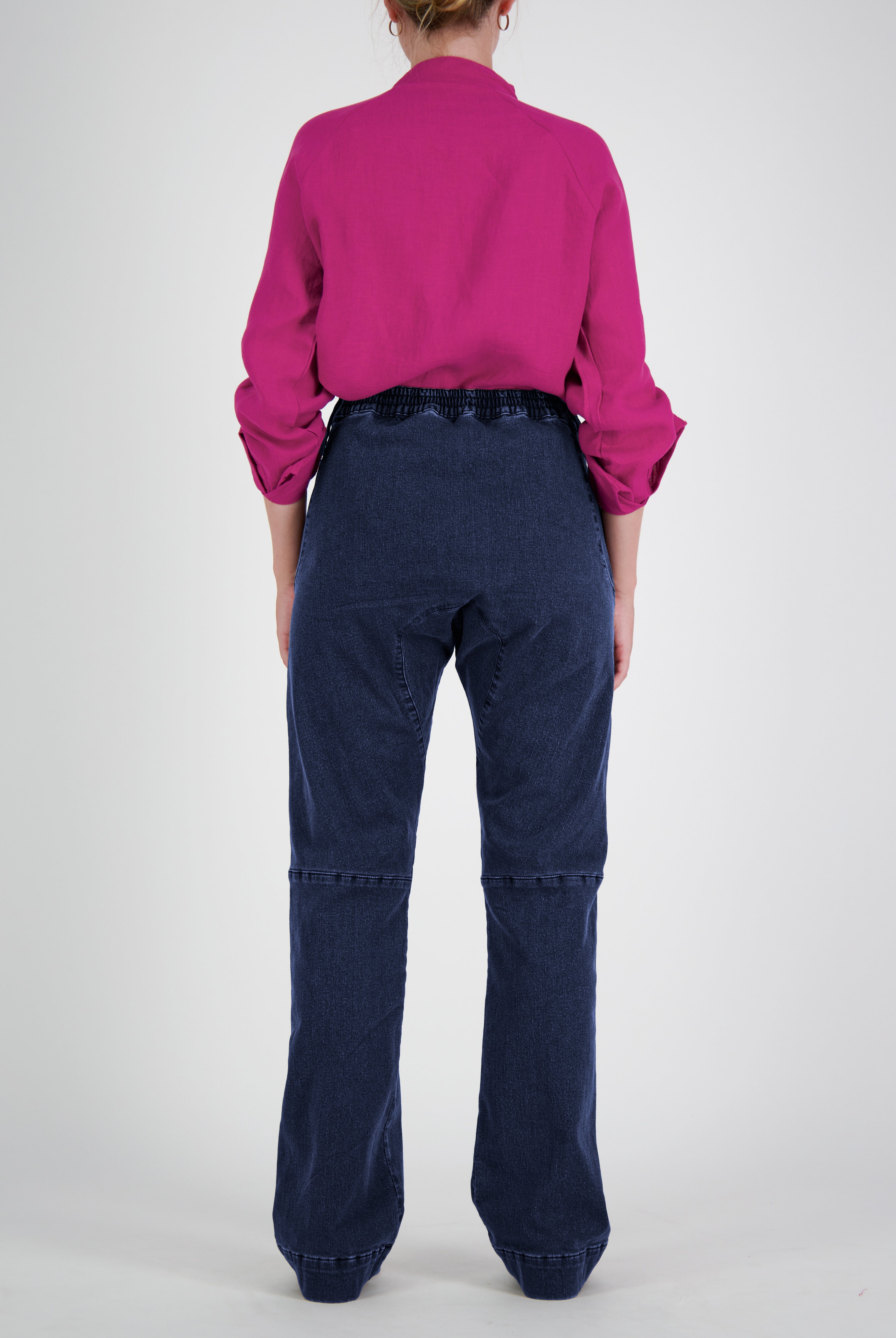 Annie Seated Jeans for Female Wheelchair Users - Blue 2 & 3 Access Points - Christina Stephens