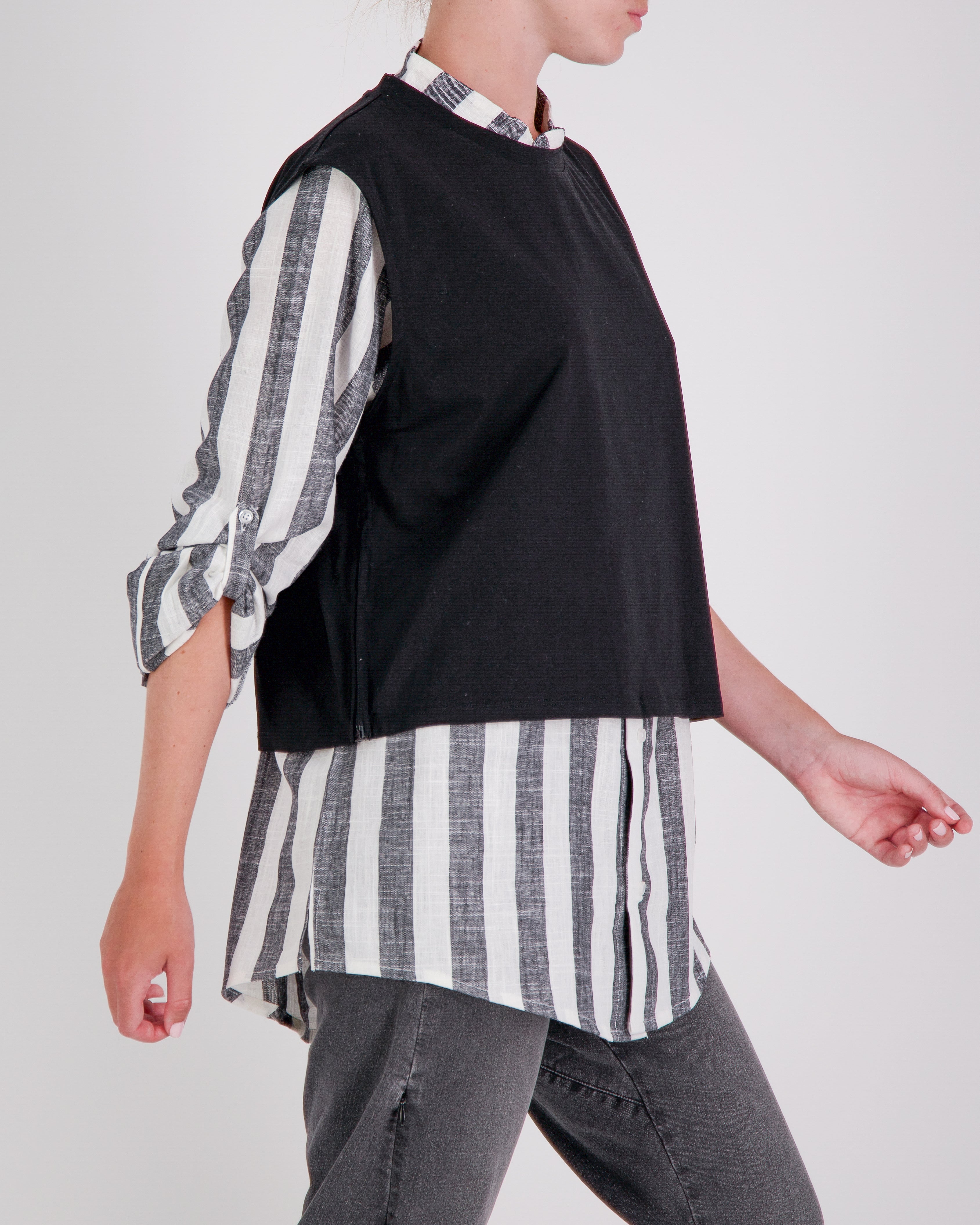 Wicky Smart-Tech Vest Stain and Spill Resistant - Christina Stephens