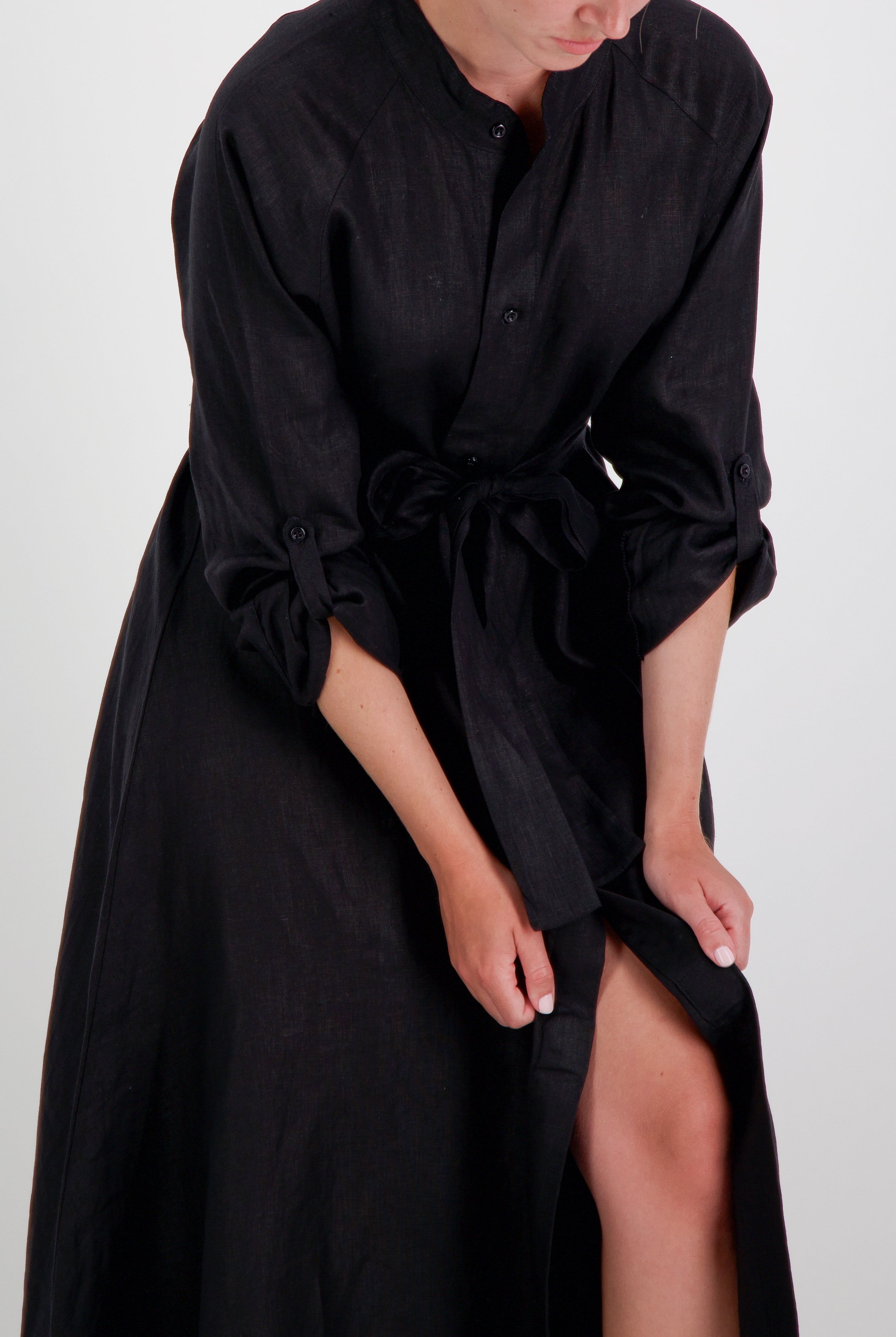 Sapphire Magnetic Shirt Dress for Ease of Dressing and Dexterity - Christina Stephens