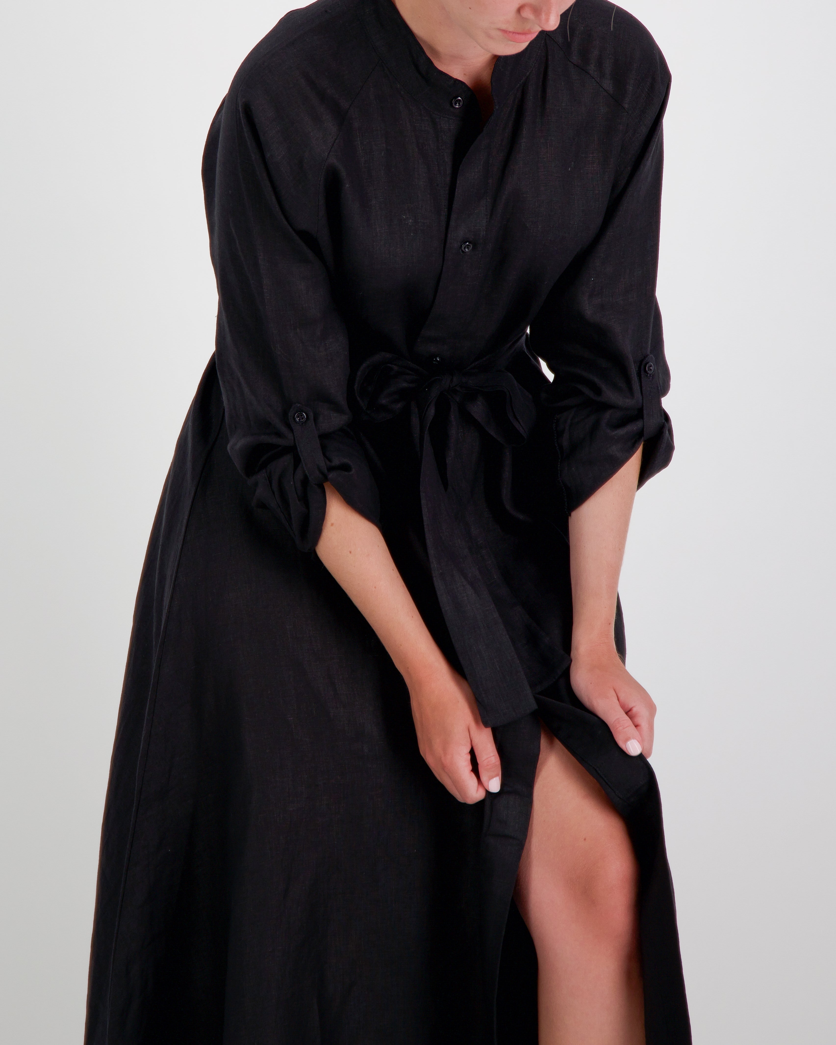 Sapphire Magnetic Shirt Dress for Ease of Dressing and Dexterity - Christina Stephens