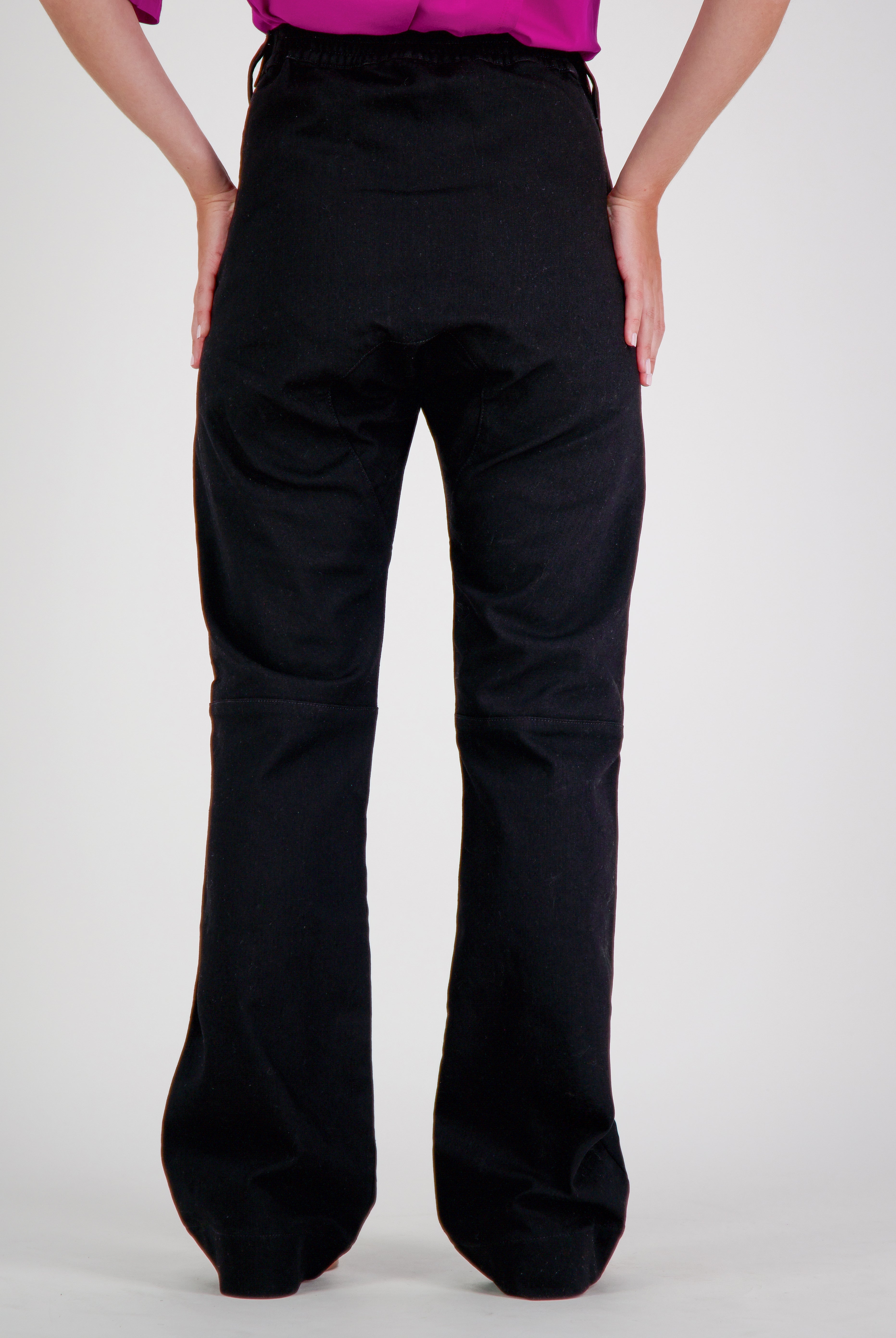 Annie Seated Jeans for Female Wheelchair Users - Black 2 & 3 Access Points - Christina Stephens