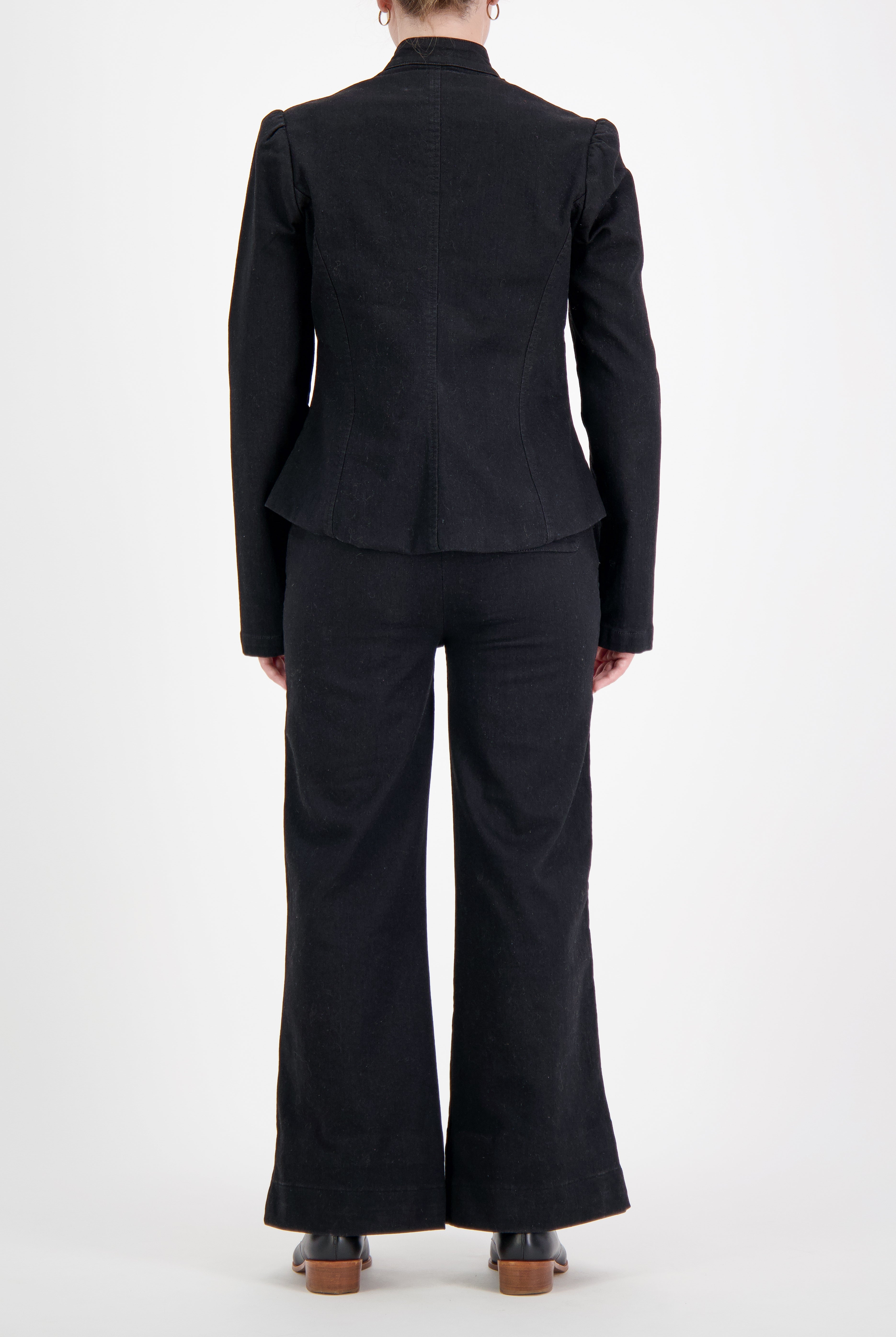 Paula Cropped Magnetic Jacket for Dexterity Support - Black - Christina Stephens