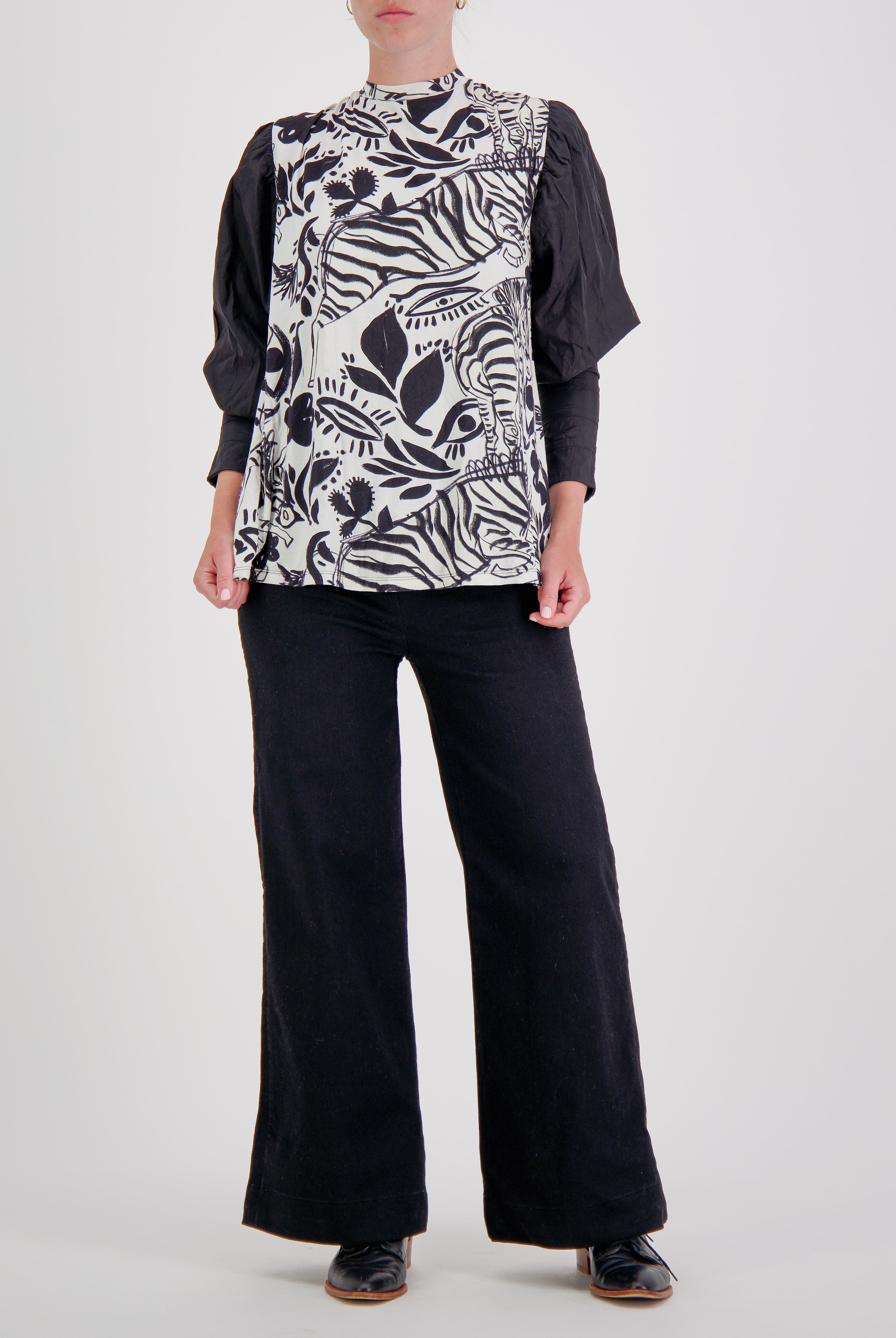 Tracey Adaptive Prism Back Top for Dexterity and Mobility Support - Abstract Print - Christina Stephens