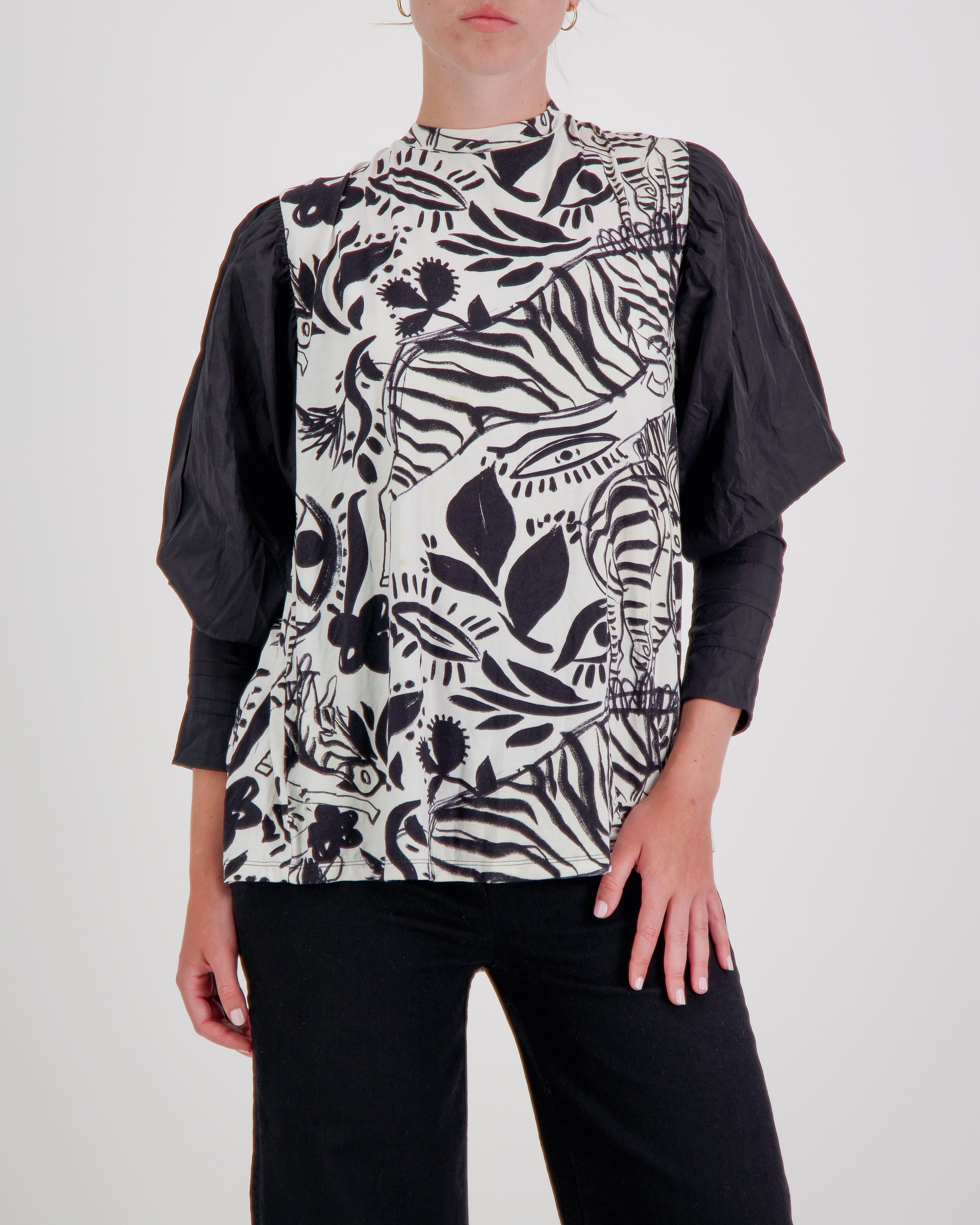 Tracey Adaptive Prism Back Top for Dexterity and Mobility Support - Abstract Print - Christina Stephens