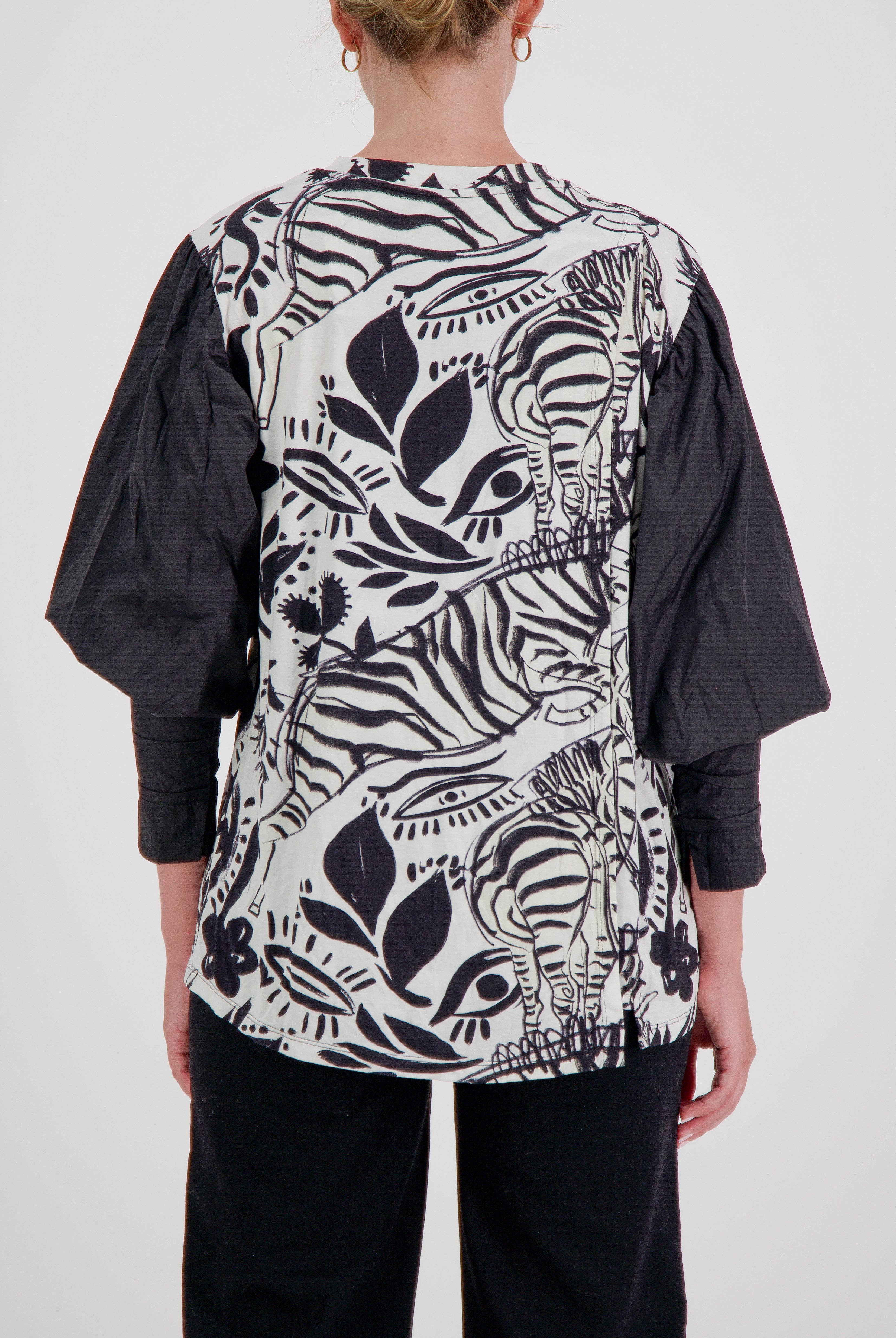 Tracey Adaptive Prism Back Top for Dexterity and Mobility Support - Abstract Print - Christina Stephens