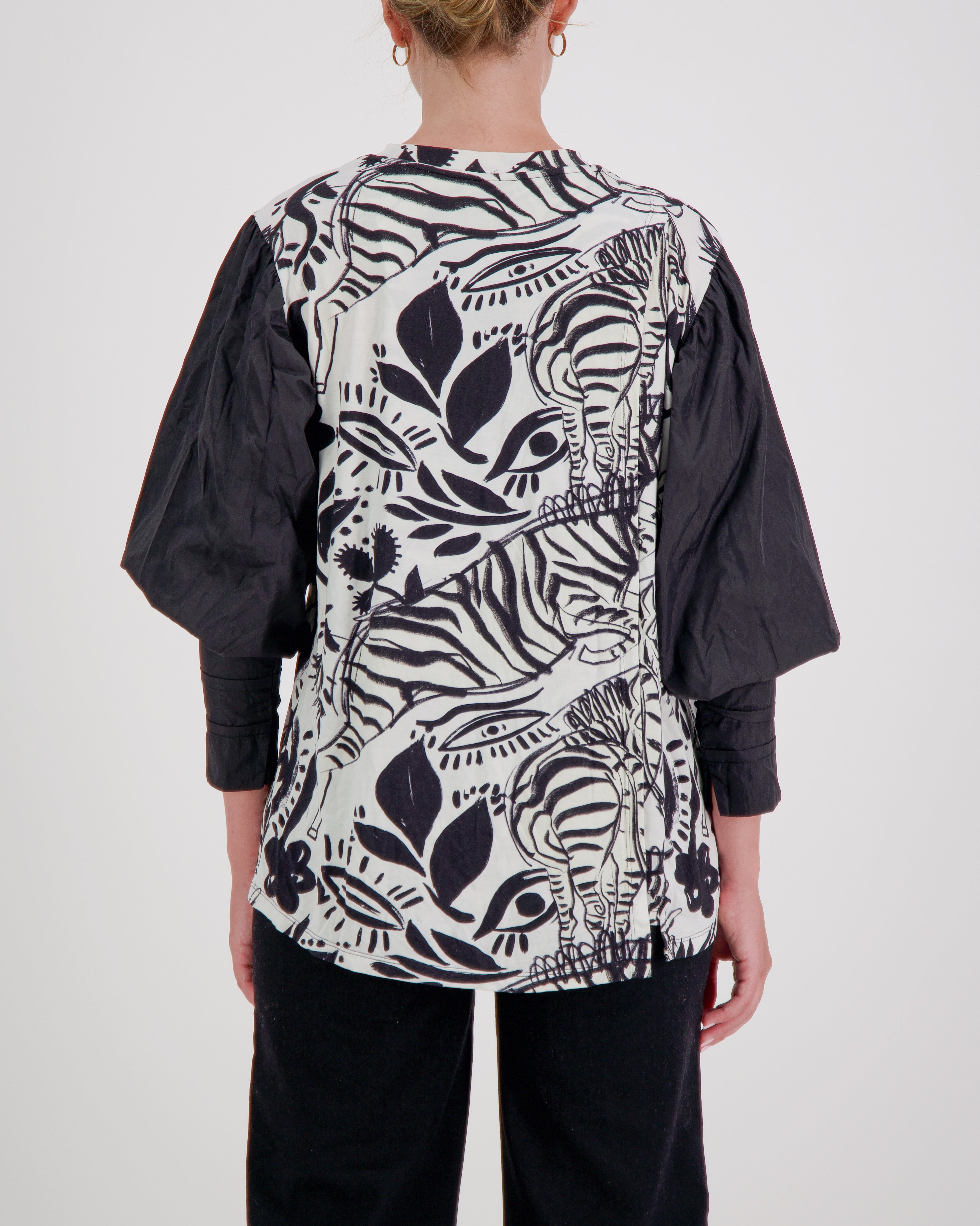Tracey Adaptive Prism Back Top for Dexterity and Mobility Support - Abstract Print - Christina Stephens