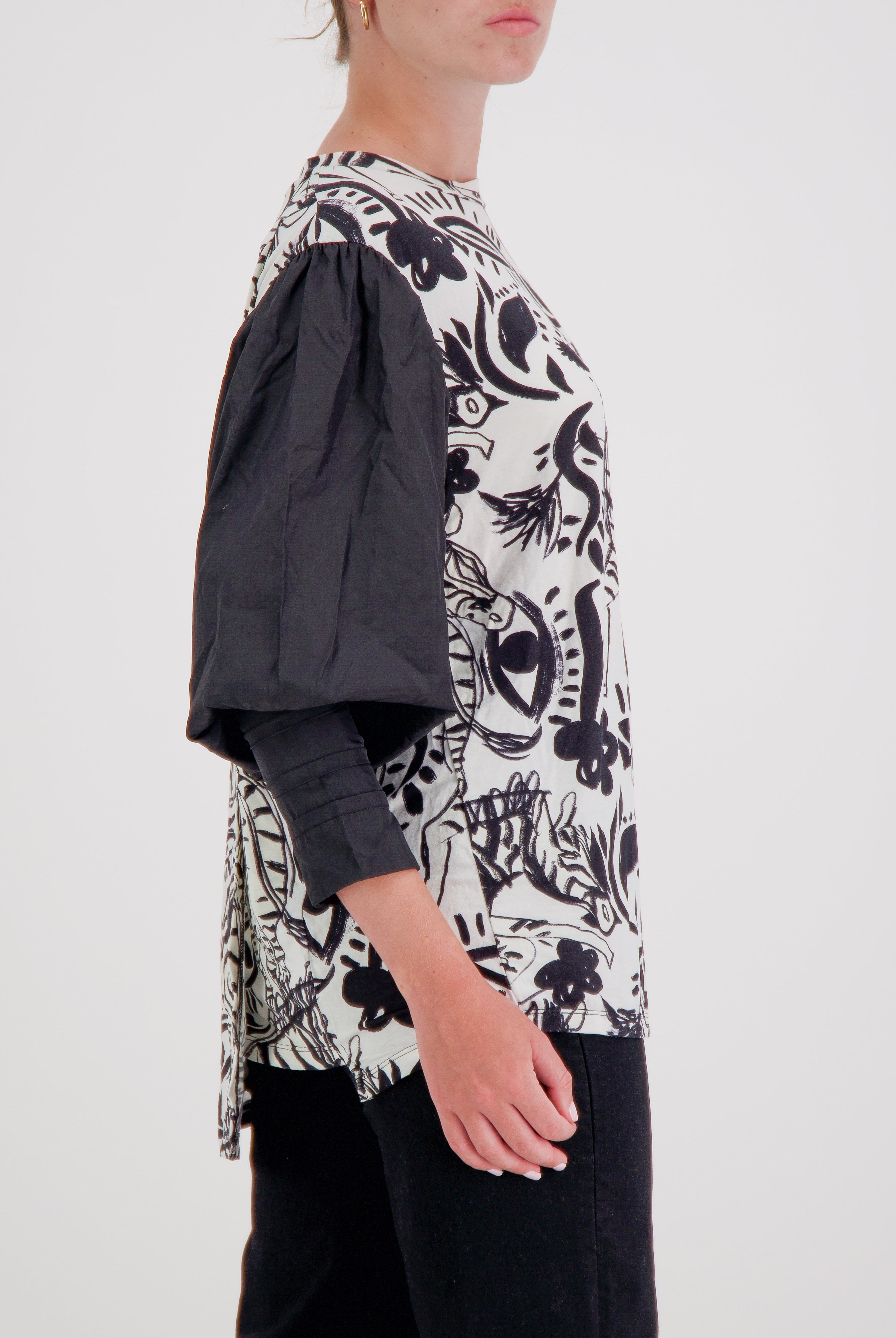 Tracey Adaptive Prism Back Top for Dexterity and Mobility Support - Abstract Print - Christina Stephens