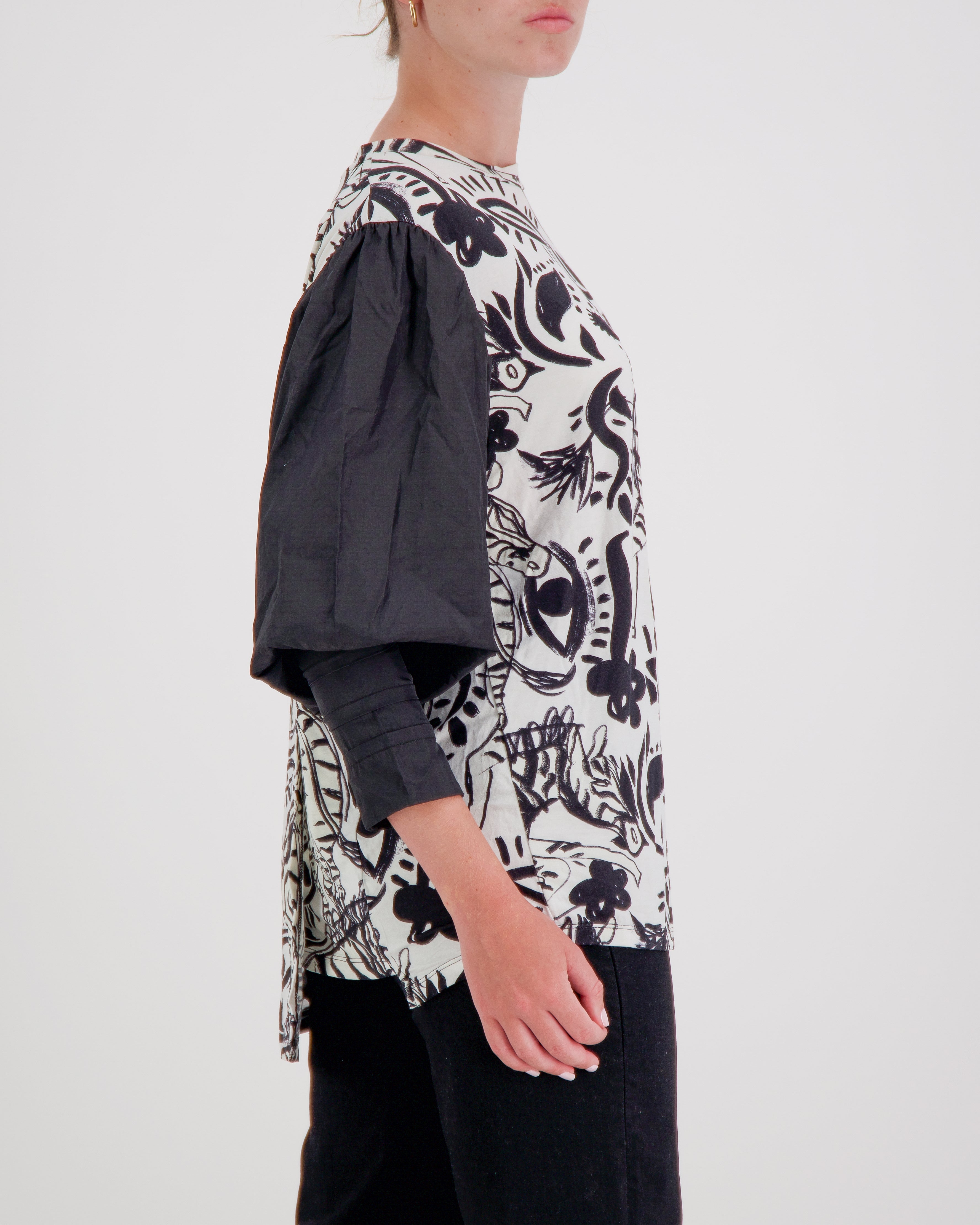 Tracey Adaptive Prism Back Top for Dexterity and Mobility Support - Abstract Print - Christina Stephens