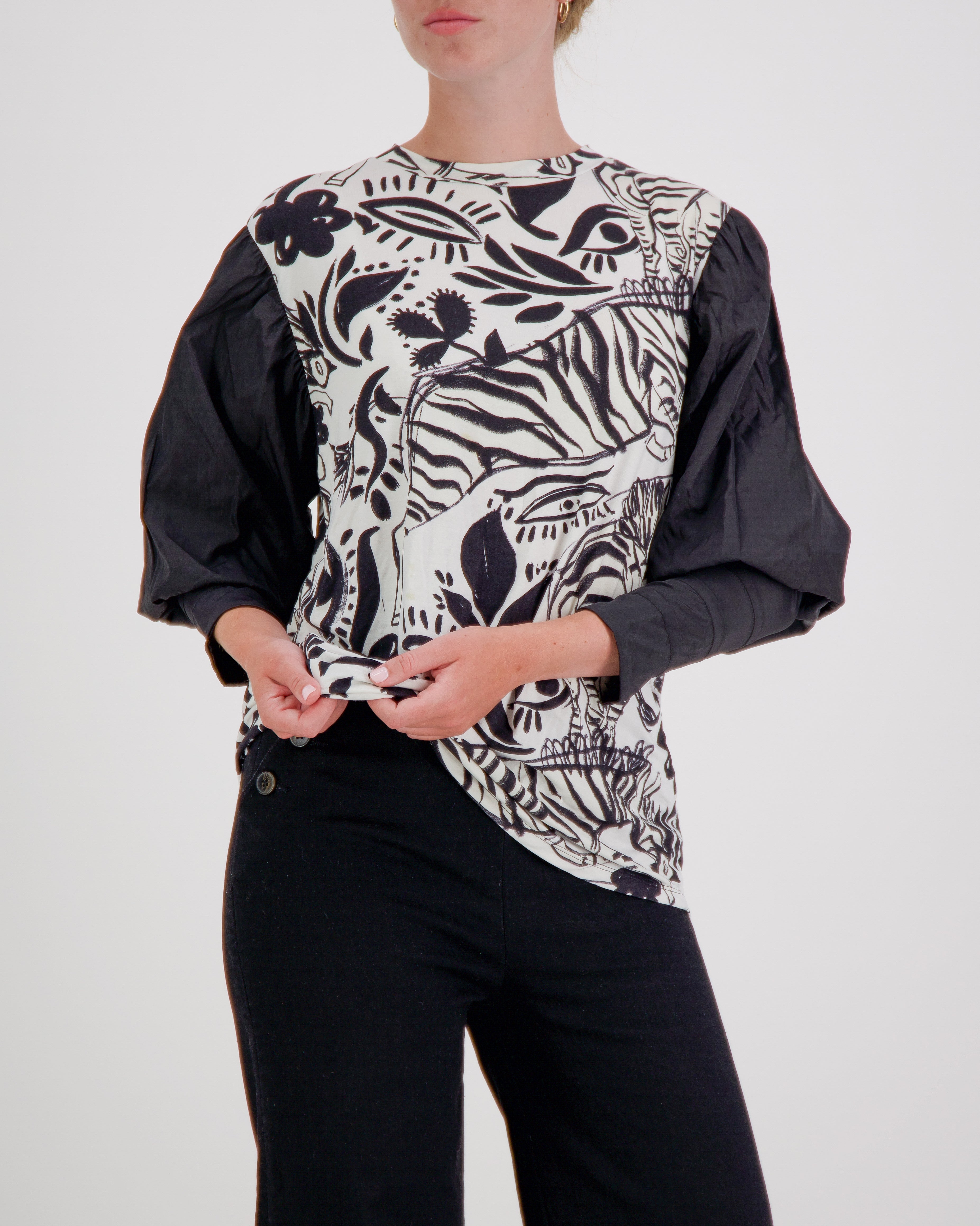 Tracey Adaptive Prism Back Top for Dexterity and Mobility Support - Abstract Print - Christina Stephens