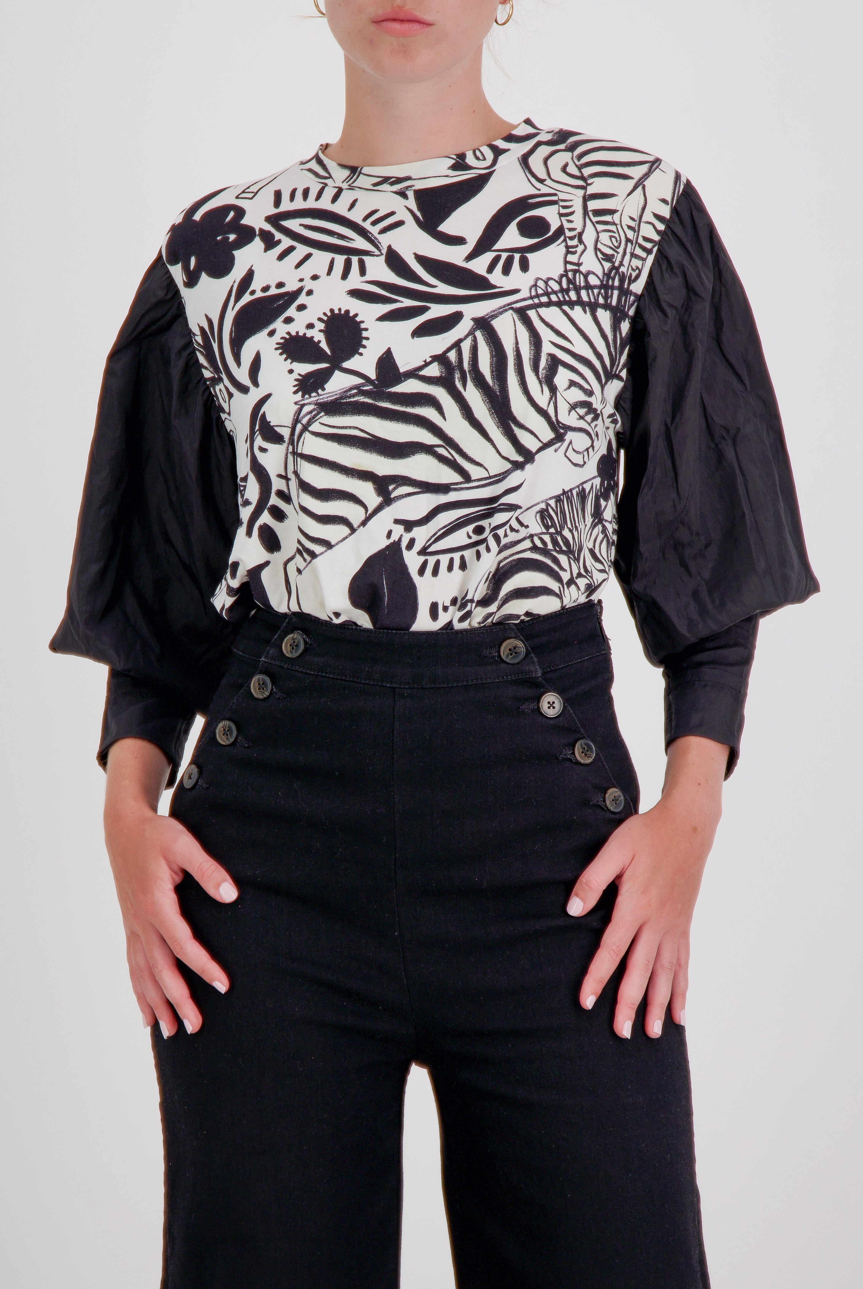 Tracey Adaptive Prism Back Top for Dexterity and Mobility Support - Abstract Print - Christina Stephens