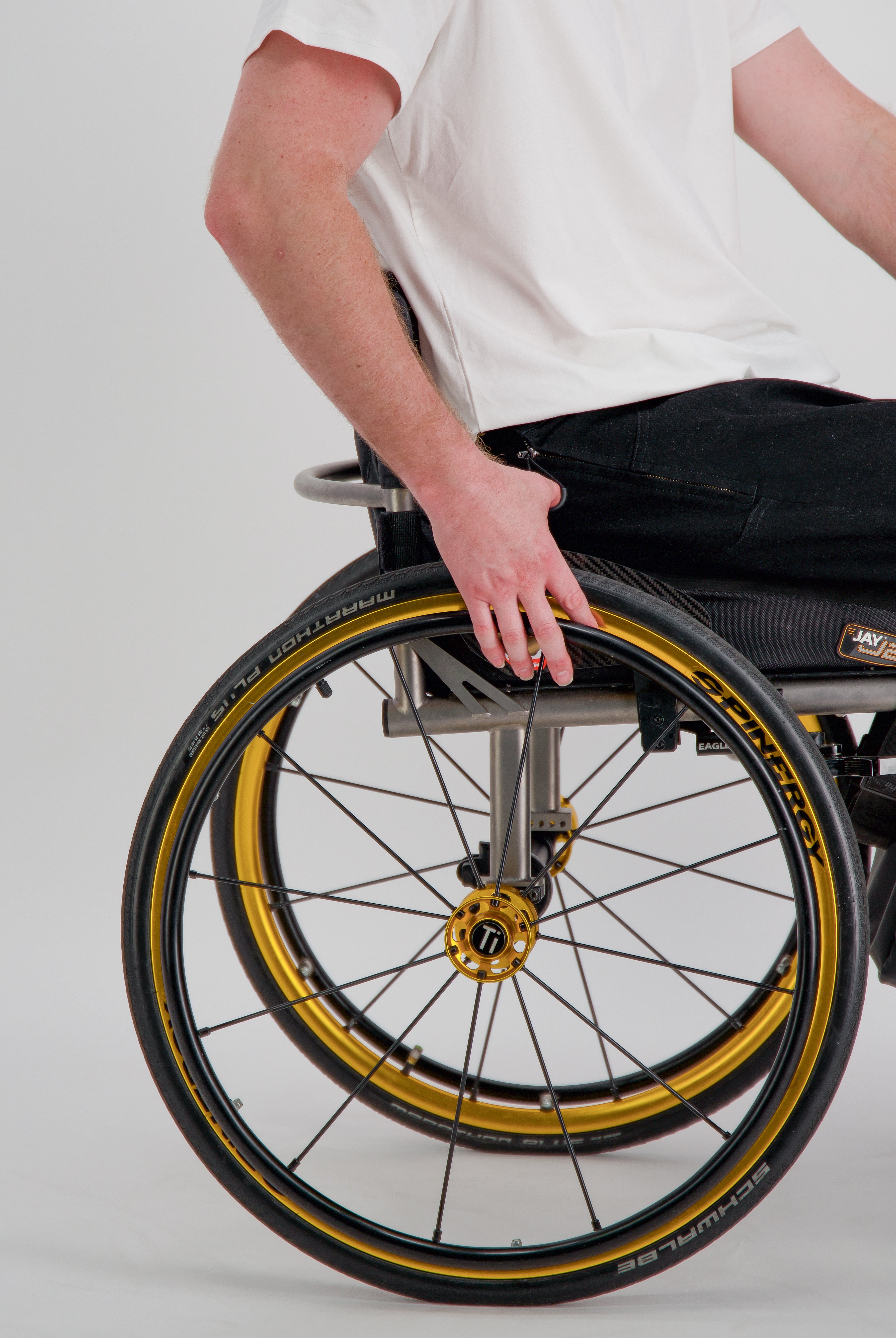 Stephen Seated Jeans for Male Wheelchair Users - Black - Christina Stephens