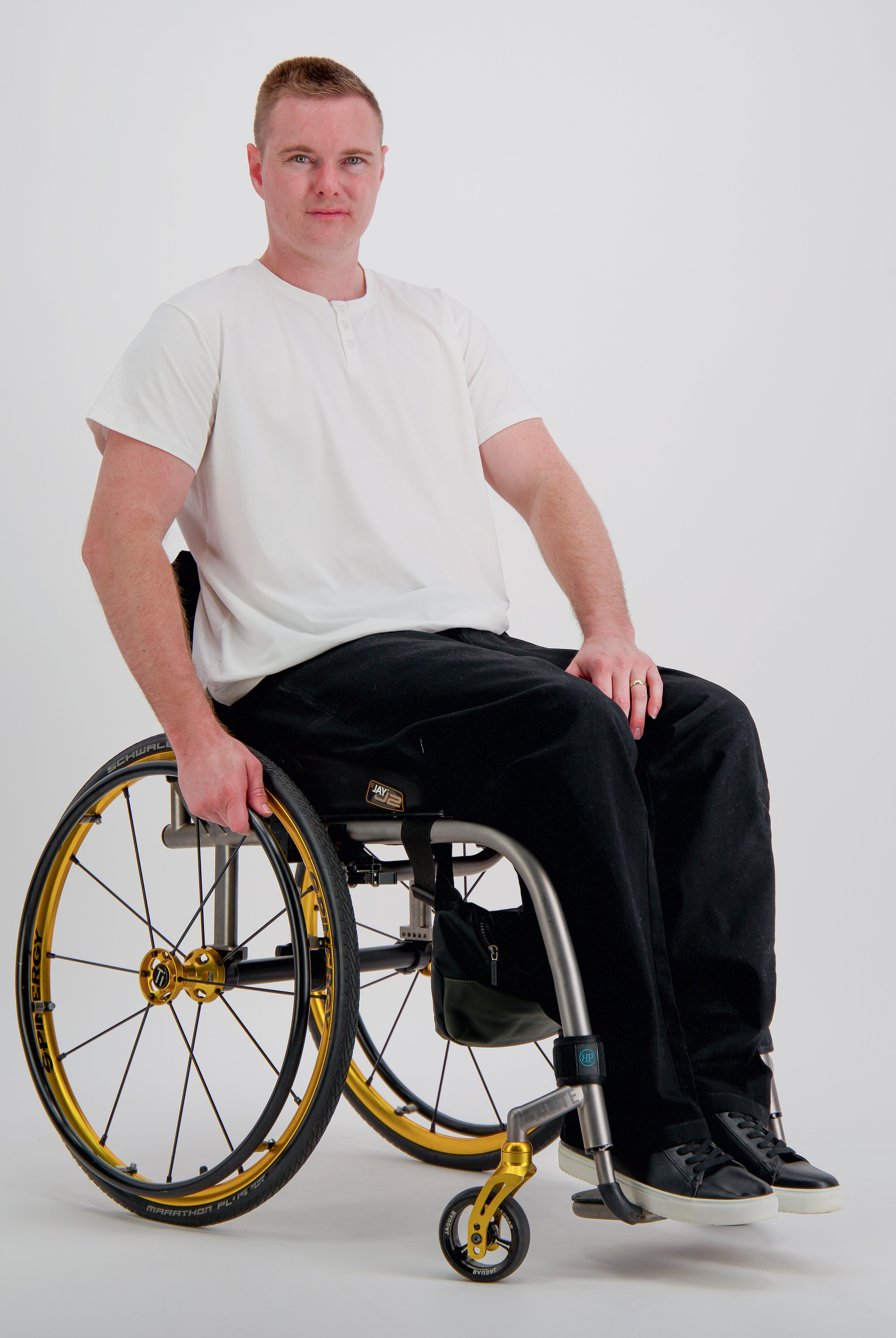 Nick A-Line Tee Stain and Spill Resistant - White - Christina Stephens