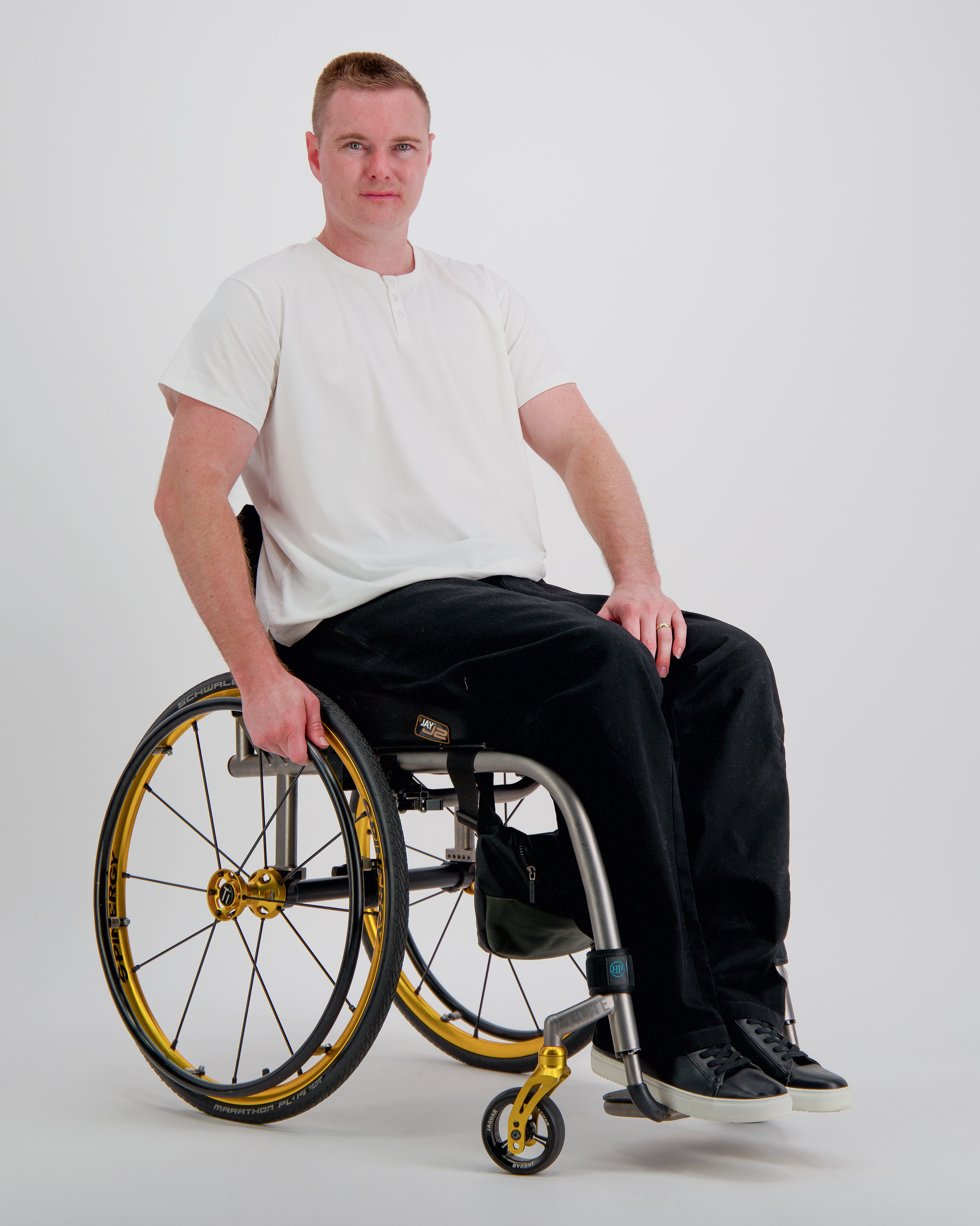 Nick A-Line Tee Stain and Spill Resistant - White - Christina Stephens