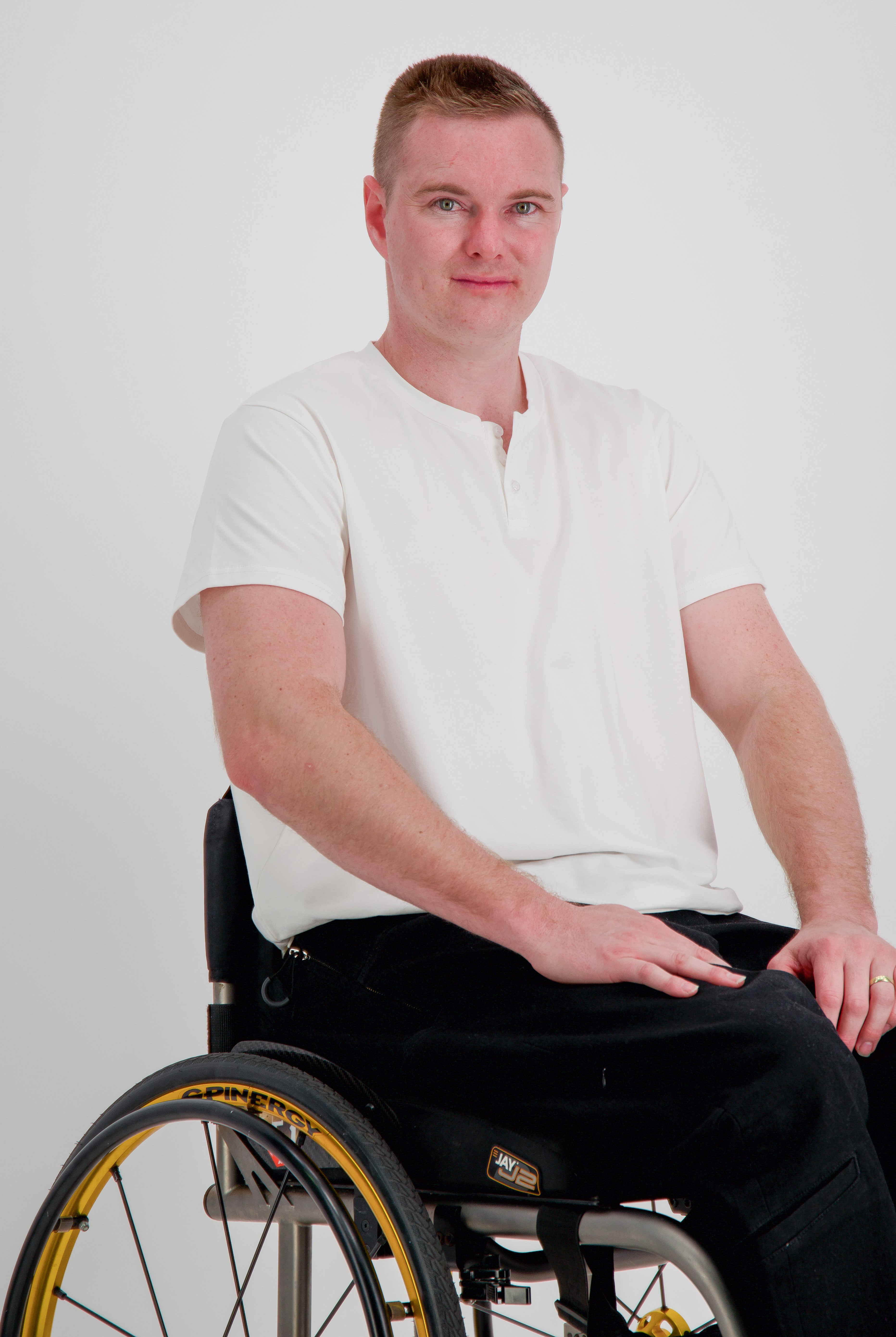 Nick A-Line Tee Stain and Spill Resistant - White - Christina Stephens