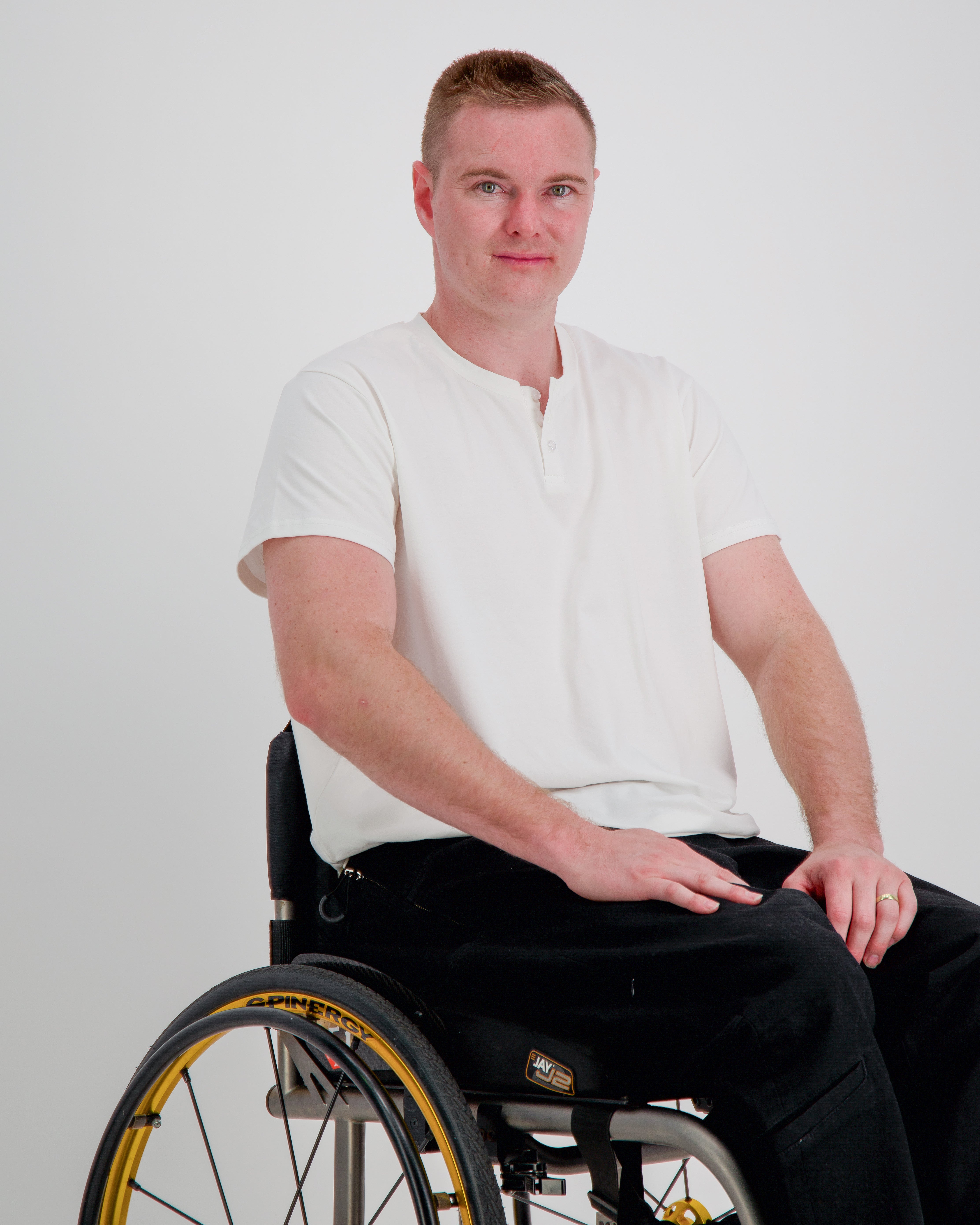 Nick A-Line Tee Stain and Spill Resistant - White - Christina Stephens