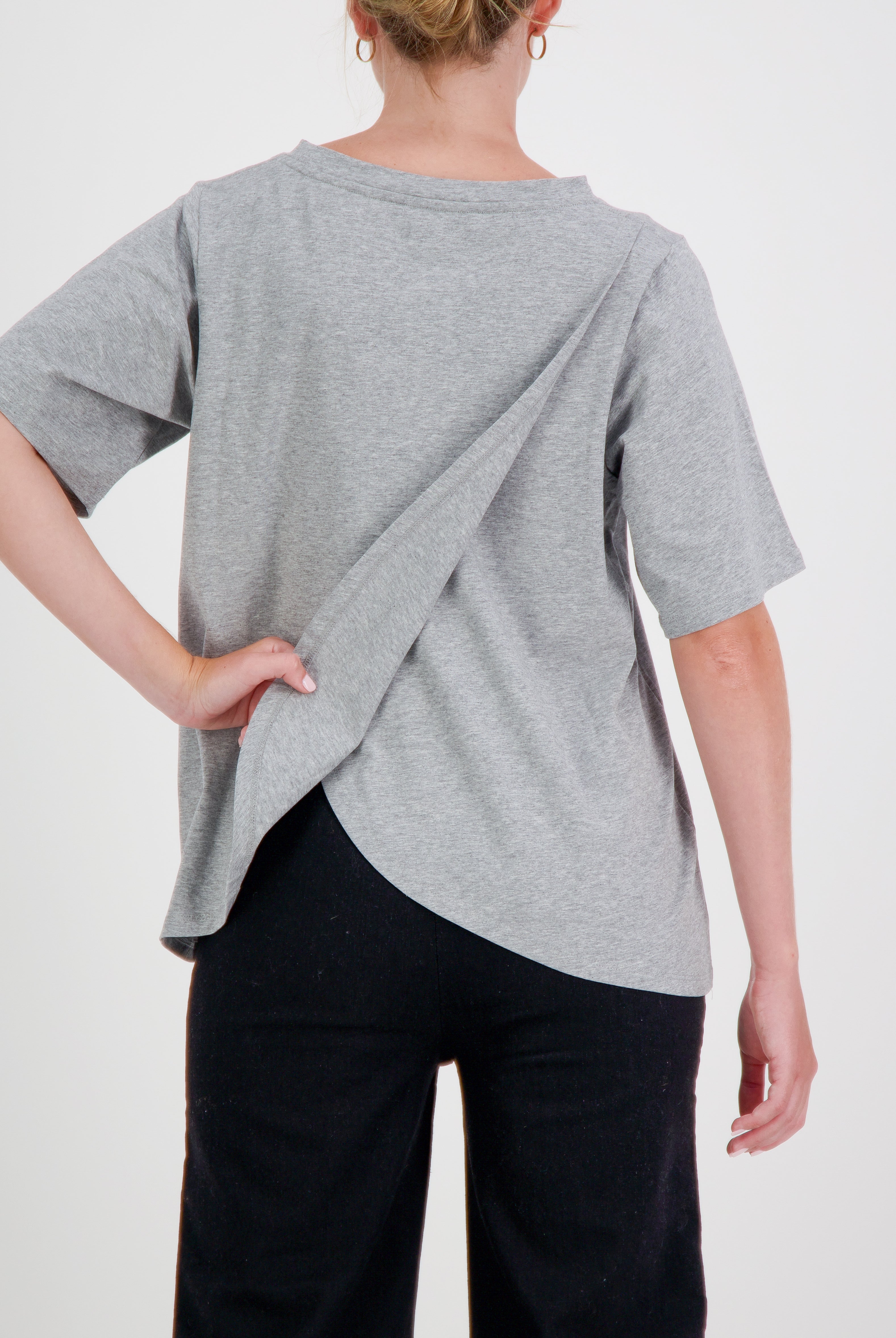 Lilli Leaf Back T-Shirt Stain and Spill Resistant for Dexterity - Christina Stephens
