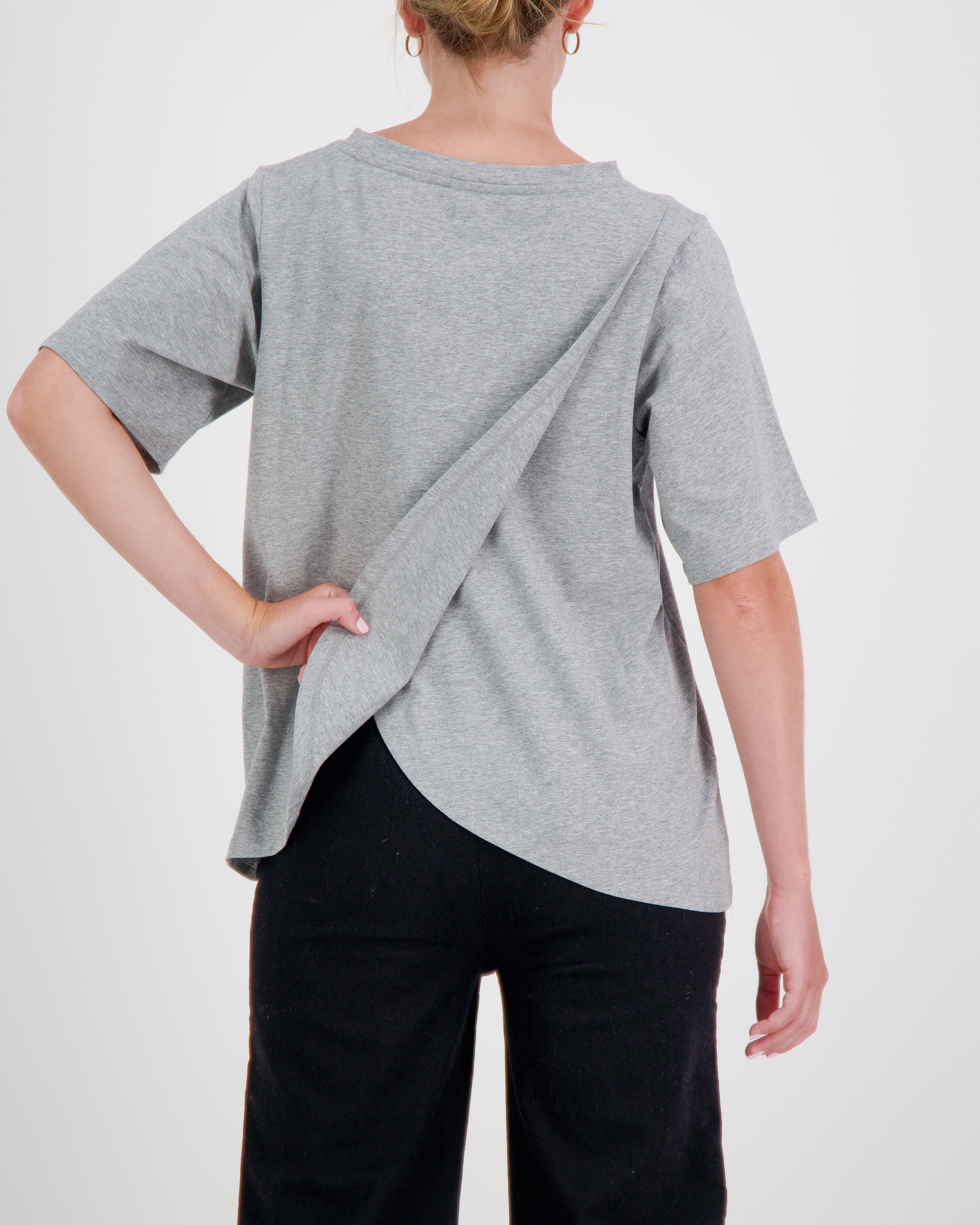 Lilli Leaf Back T-Shirt Stain and Spill Resistant for Dexterity - Christina Stephens