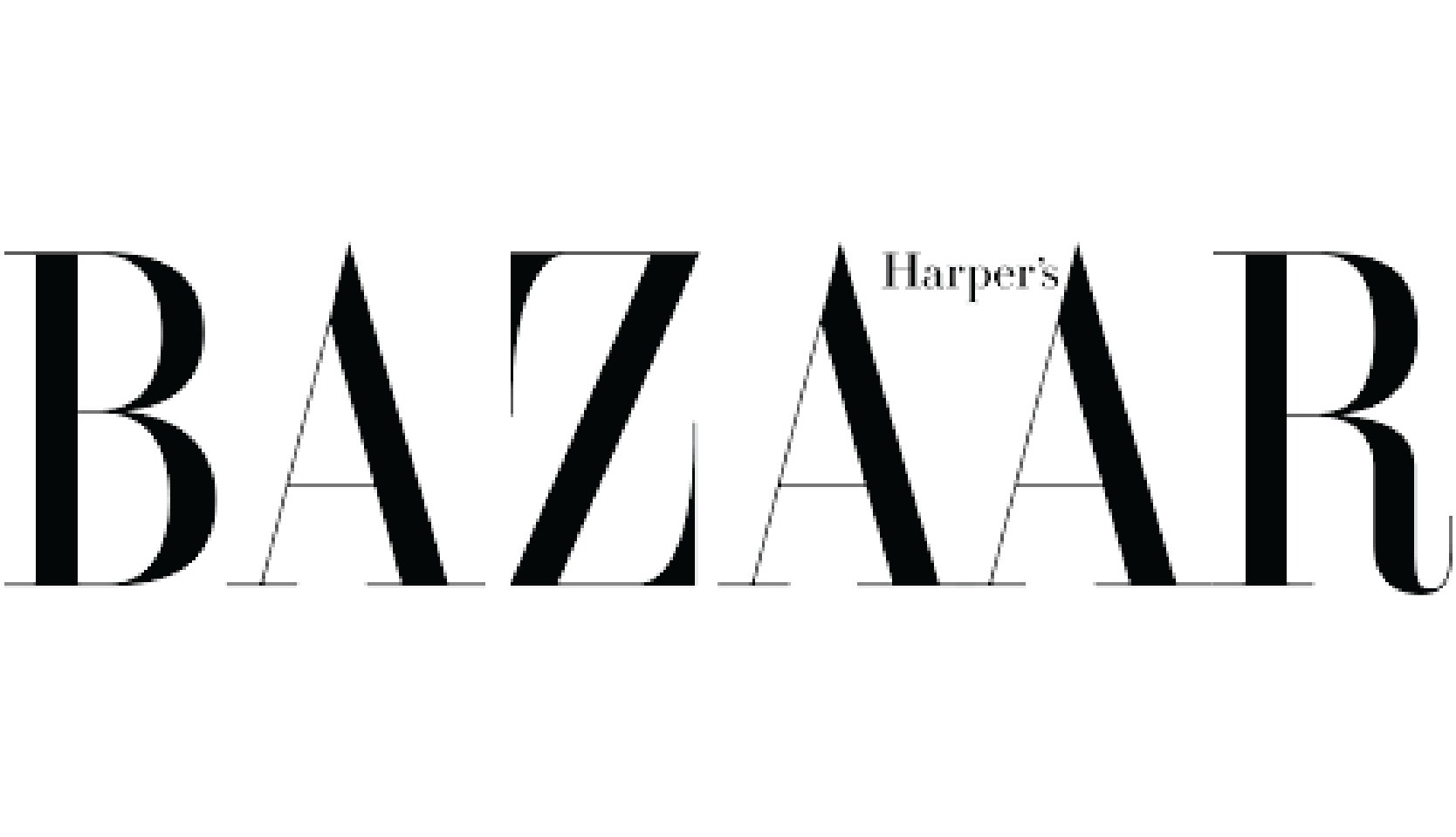 Harpers Bazaar black and white logo. Christina Stephens Adaptive Clothing Australia.
