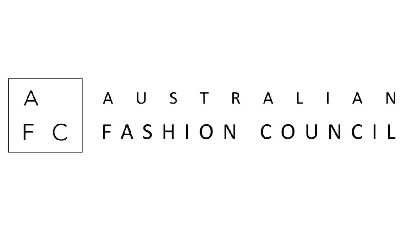 Australian Fashion Council black and white logo. Christina Stephens Adaptive Clothing Australia.