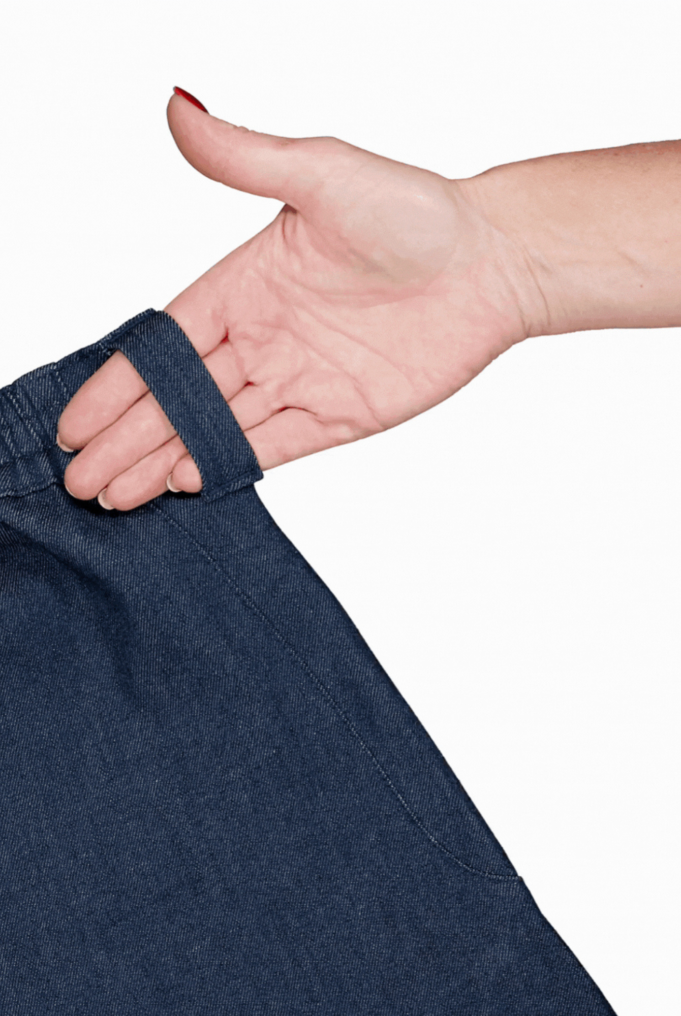 Stephen Seated Jeans for Male Wheelchair Users - Blue - Christina Stephens