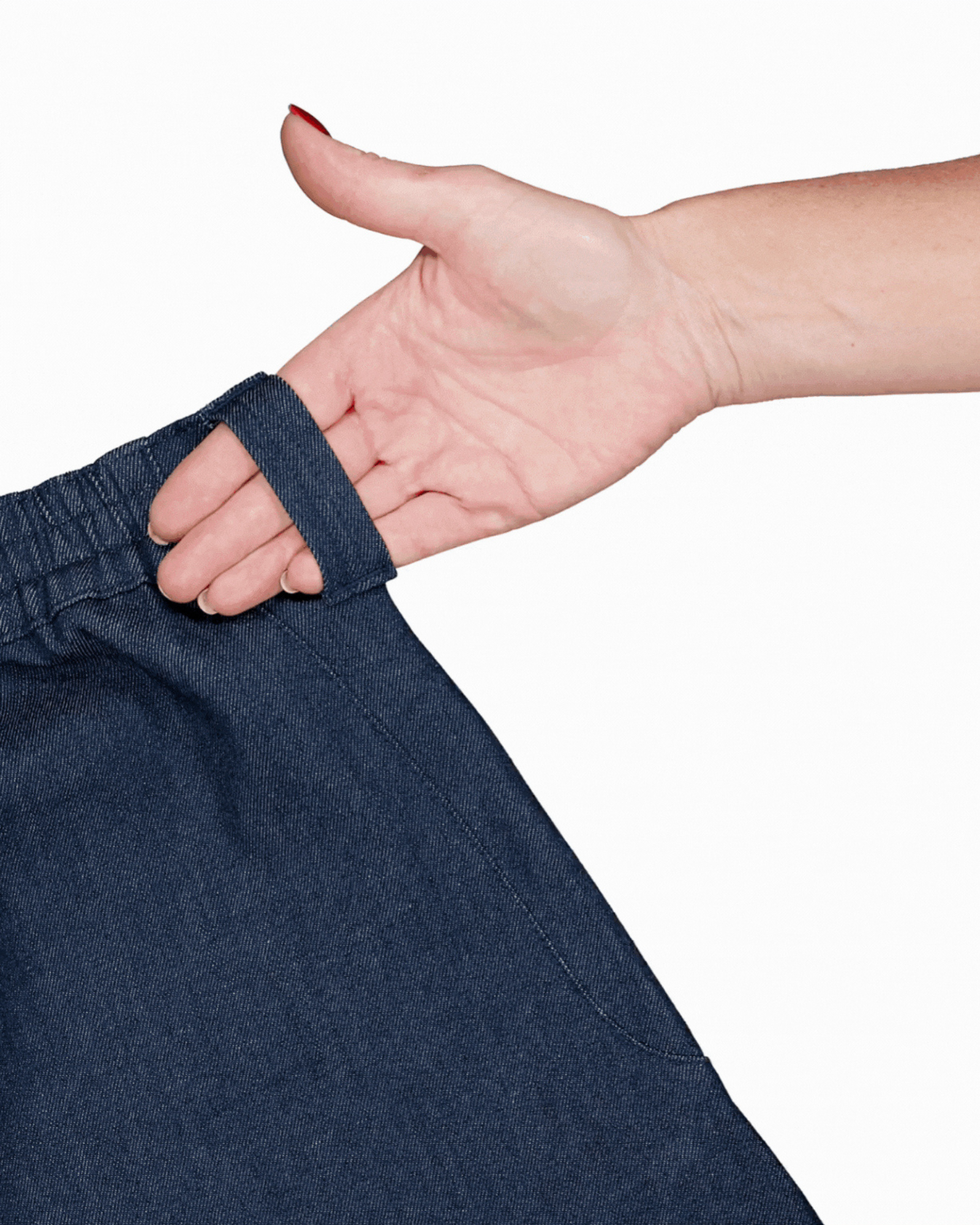 Stephen Seated Jeans for Male Wheelchair Users - Blue - Christina Stephens