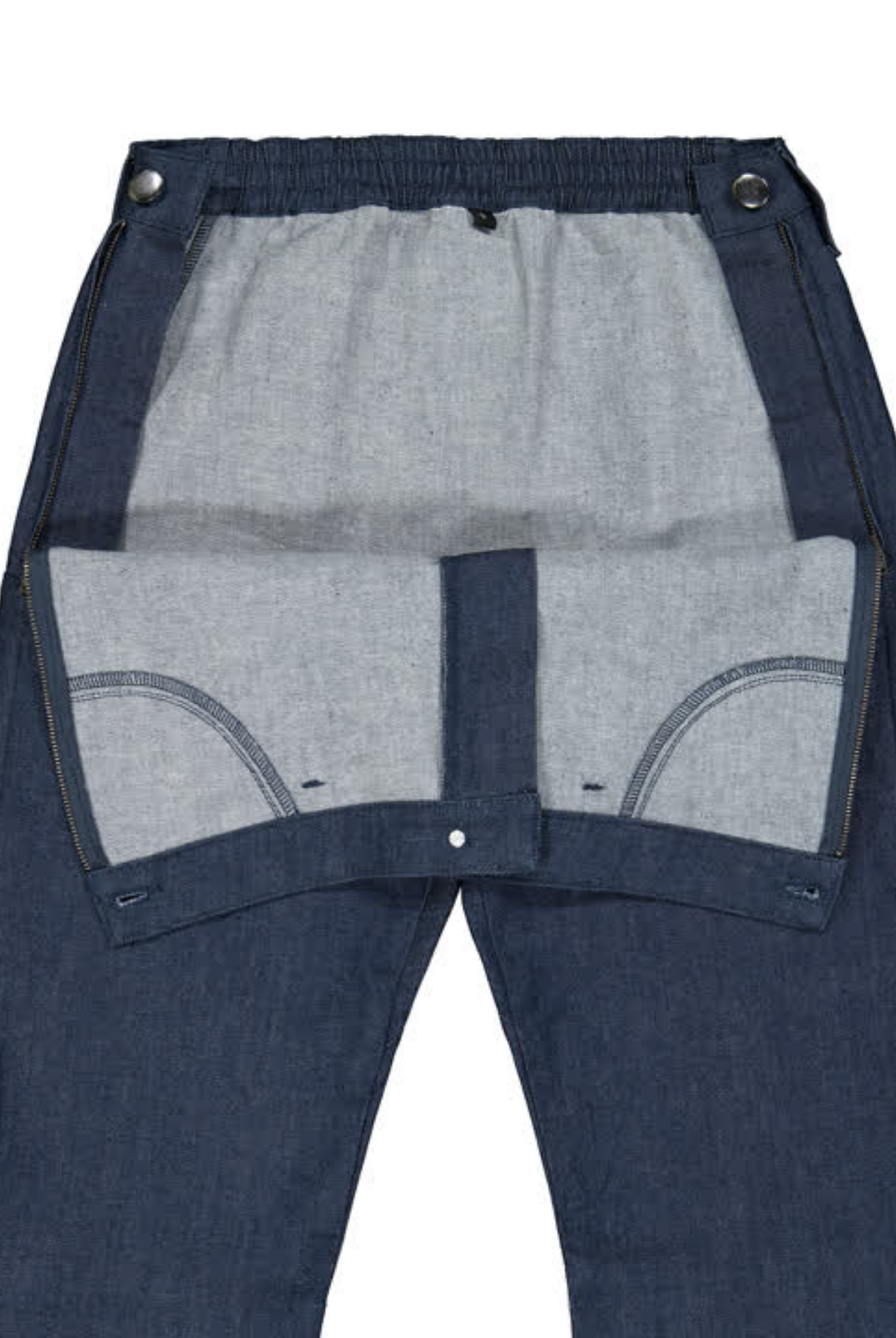 Stephen Seated Jeans for Male Wheelchair Users - Blue - Christina Stephens