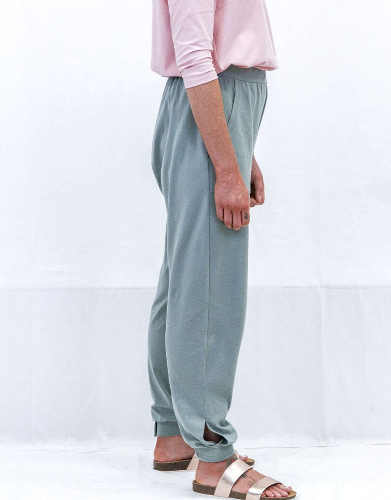 Tapered Track Pant with Adjustable  Cuff - Christina Stephens